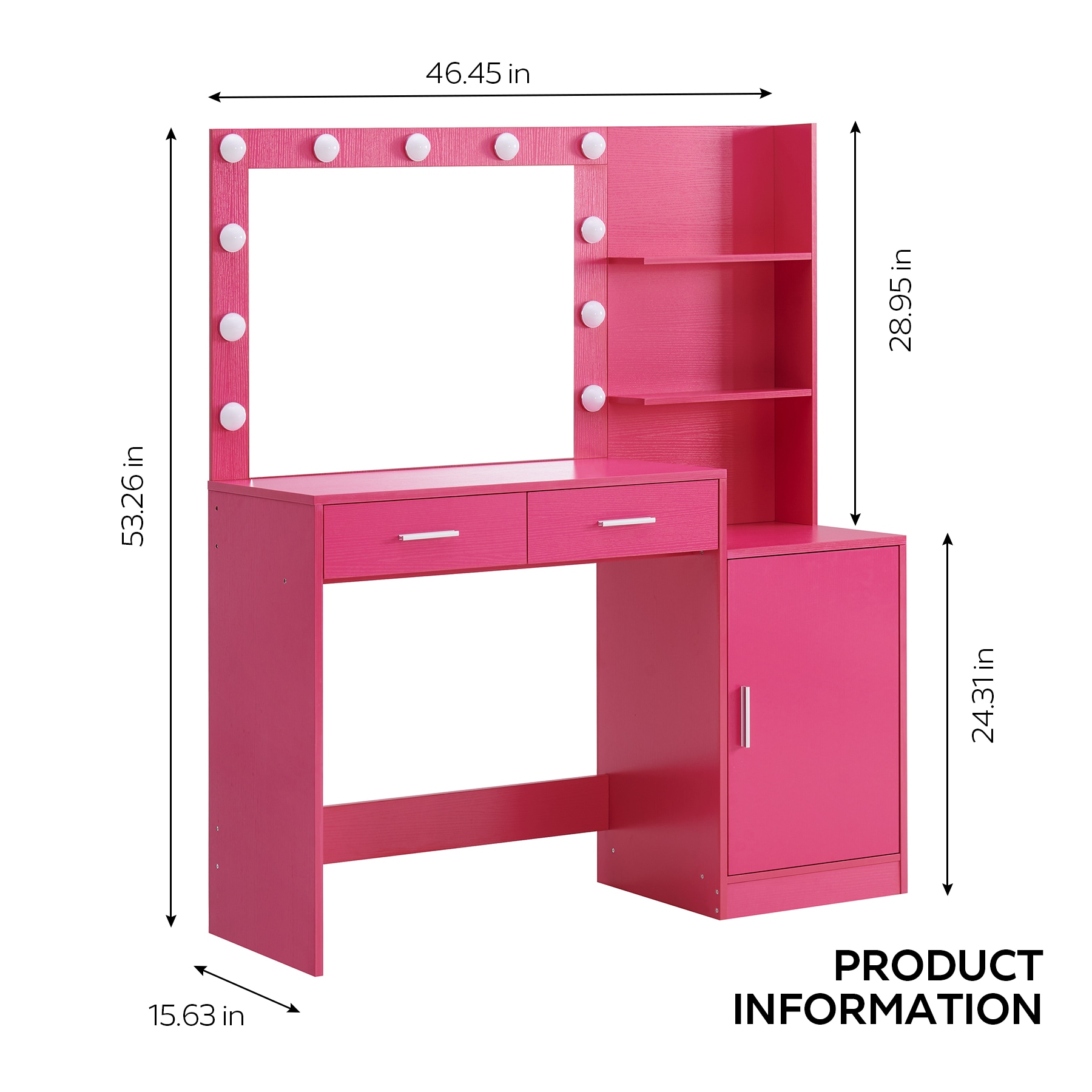 Streamdale Furniture W2386P200059 Bedroom-Vanities - View #6