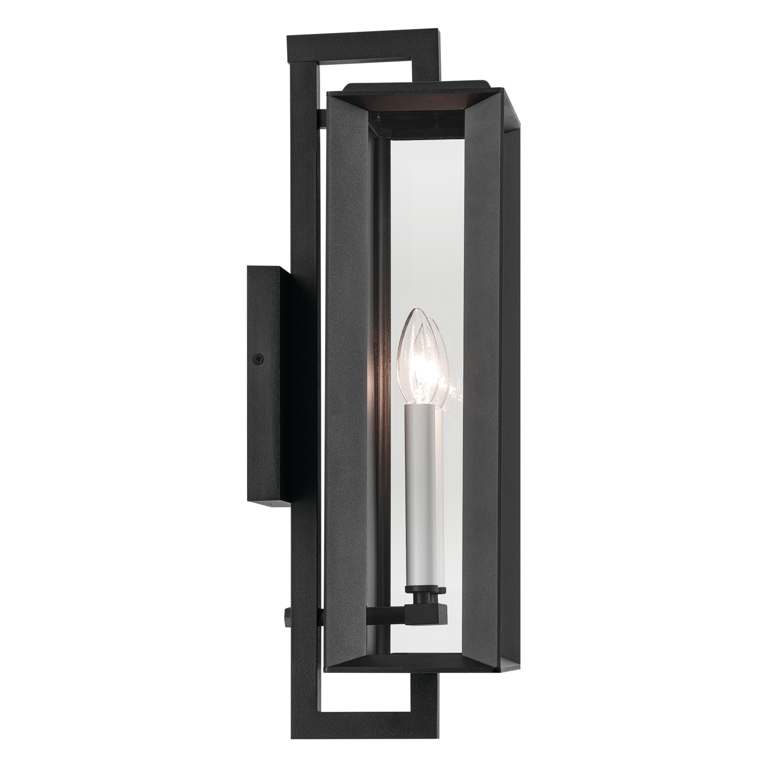 Kichler Kroft 2-Light 20.5-in H Black Led, Outdoor Wall Light in the ...