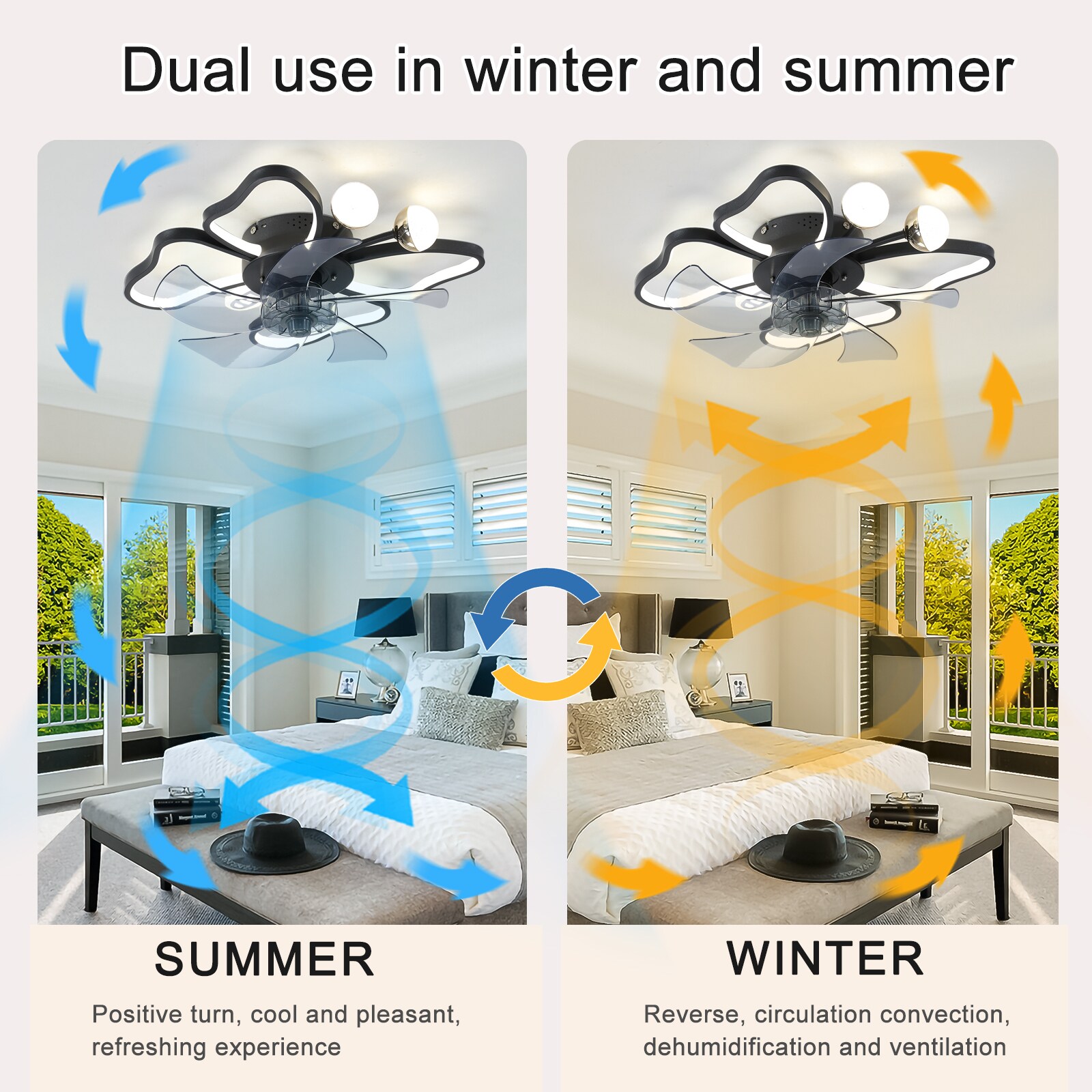 Mondawe GO-F20107-CT Ceiling-Fans - View #3