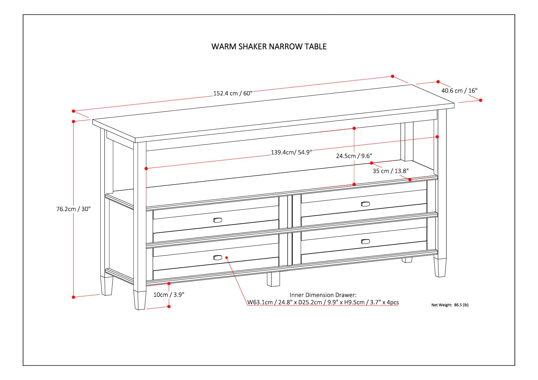 Simpli Home AXCRWSH07-LGB Console-Sofa-Tables - View #8