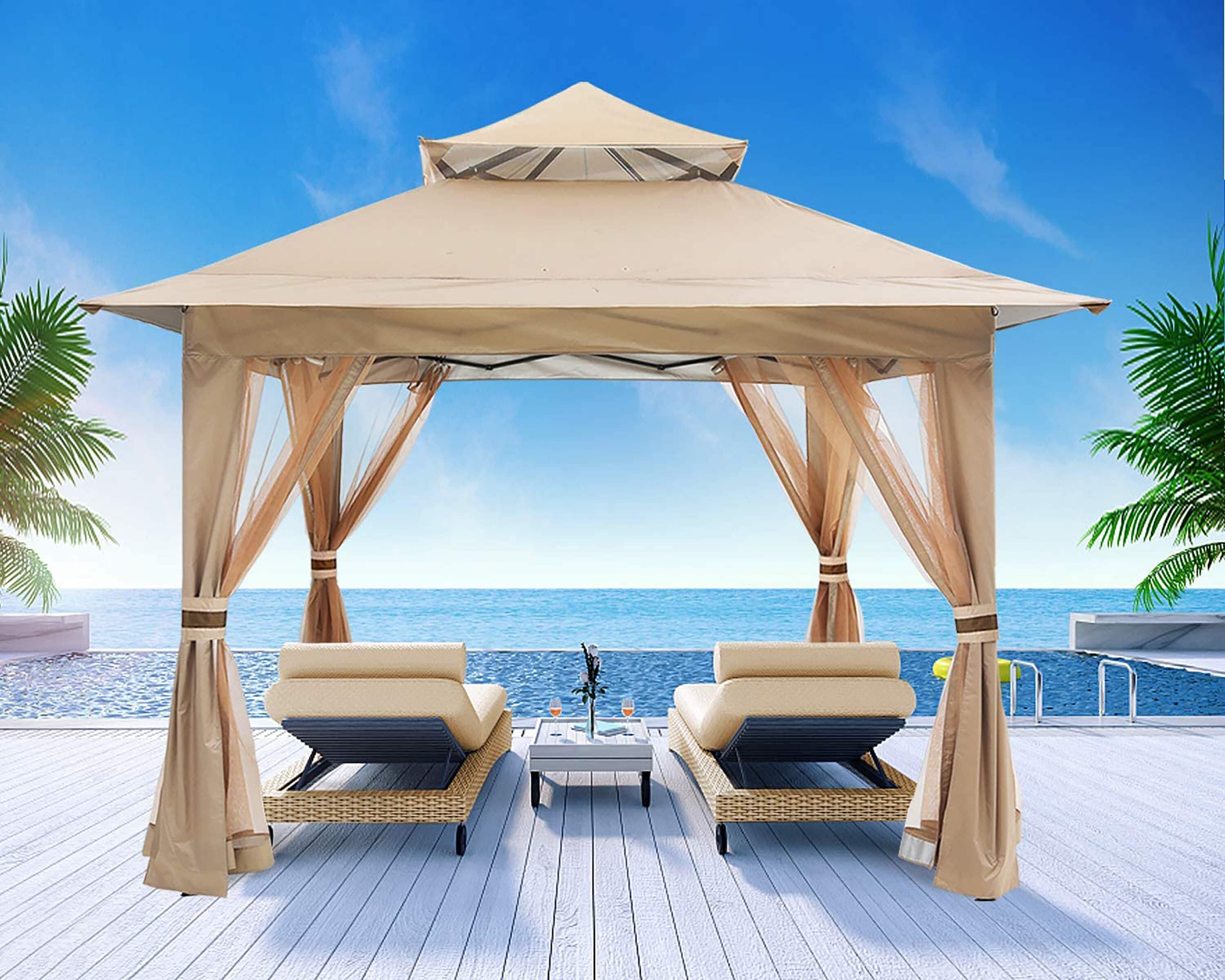 ABCCANOPY 13X13TYSW-KHAKI Canopies-Sl - View #6