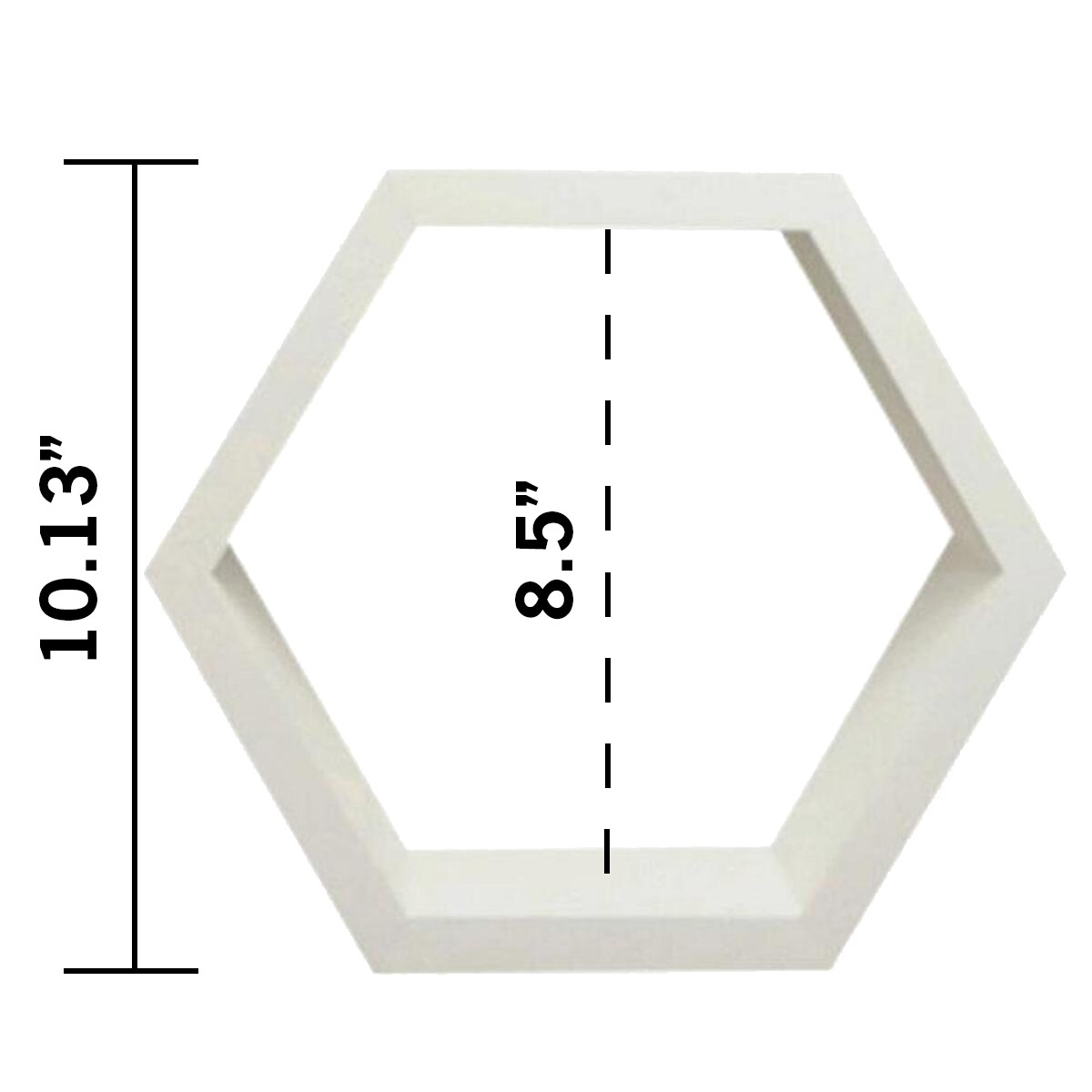 TRINITY HEX-SET3-WW Wall-Mounted-Shelving - View #7