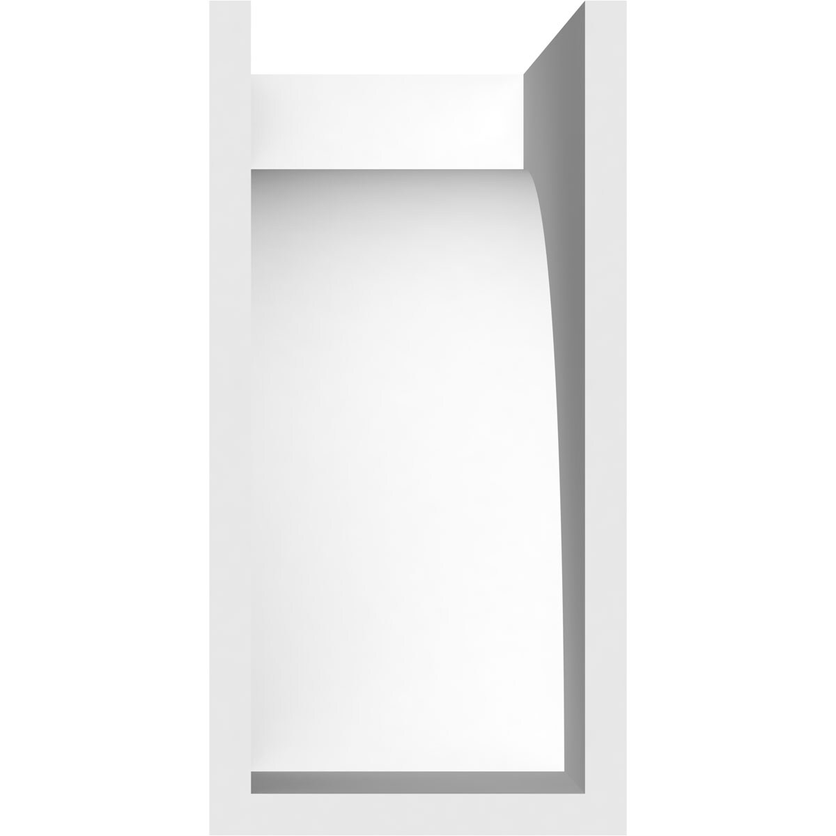 Ekena Millwork RFTP05X10X12HUN Exterior-Brackets-Braces - View #4