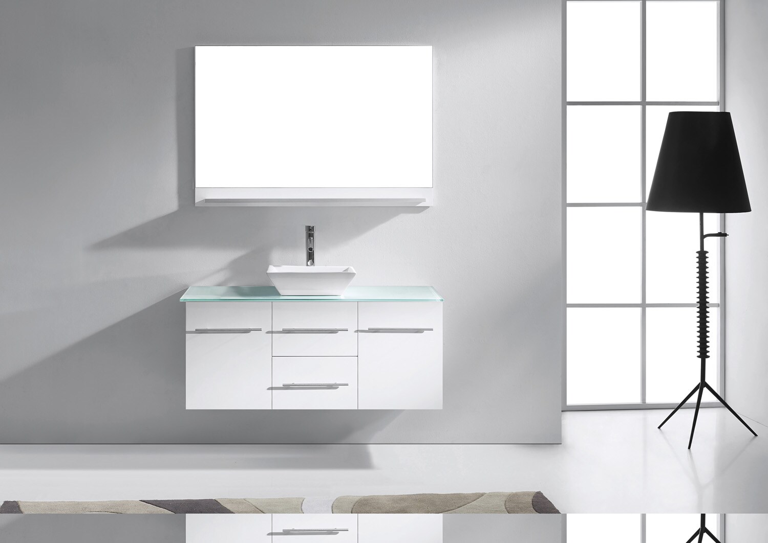 Virtu USA MS-420-G-WH-001 Bath-Vanity-Combo - View #2