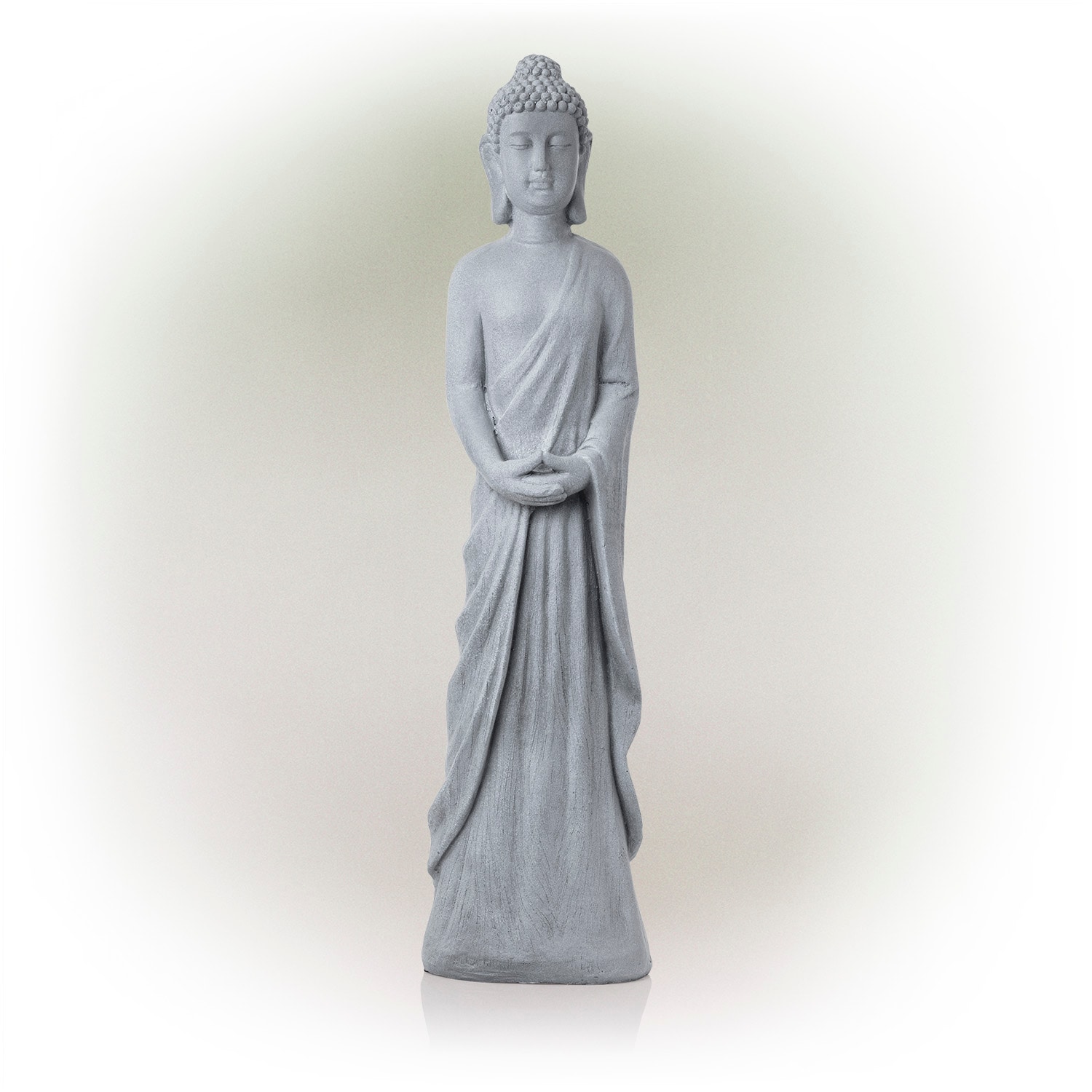 Alpine Corporation DIG286 32-Inches H x 7-Inches W Gray Garden Statue
