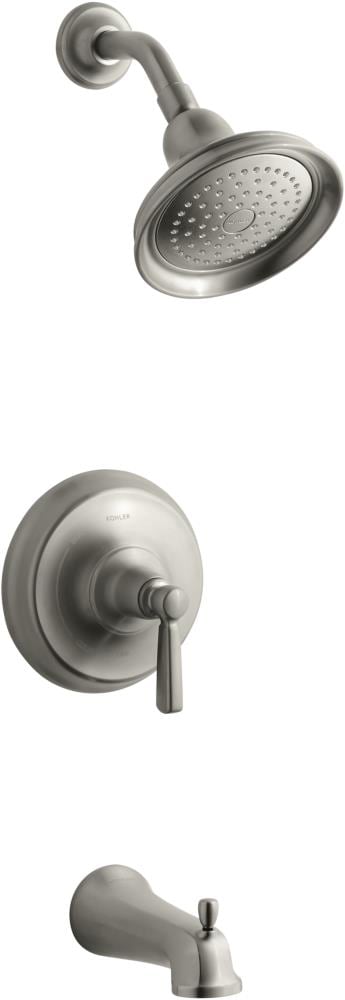 KOHLER TS10582-4-BN Bancroft Brushed Nickel 1-handle Single function 5.96-Inches Bathtub and shower Faucet (Valve Not Included)