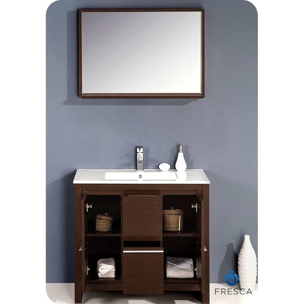 Fresca FCB8136WG-I Bath-Vanity-Combo - View #7