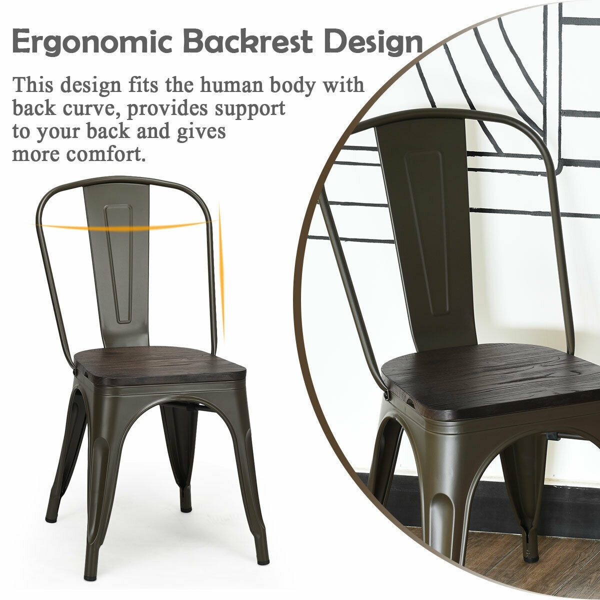 CASAINC WF-HW60716GU-LA Dining-Chairs - View #6