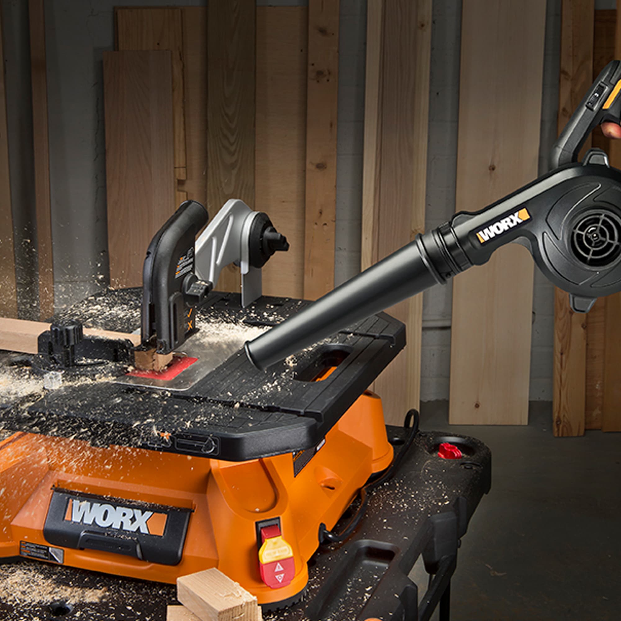 WORX 20-volt Jobsite Blower (Tool Only) in the Jobsite Blowers department  at