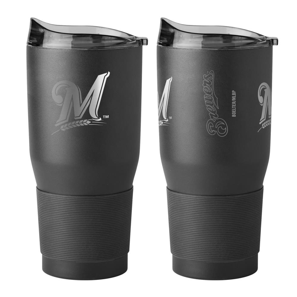 Milwaukee Brewers 30 oz Stainless Steel Travel Tumbler