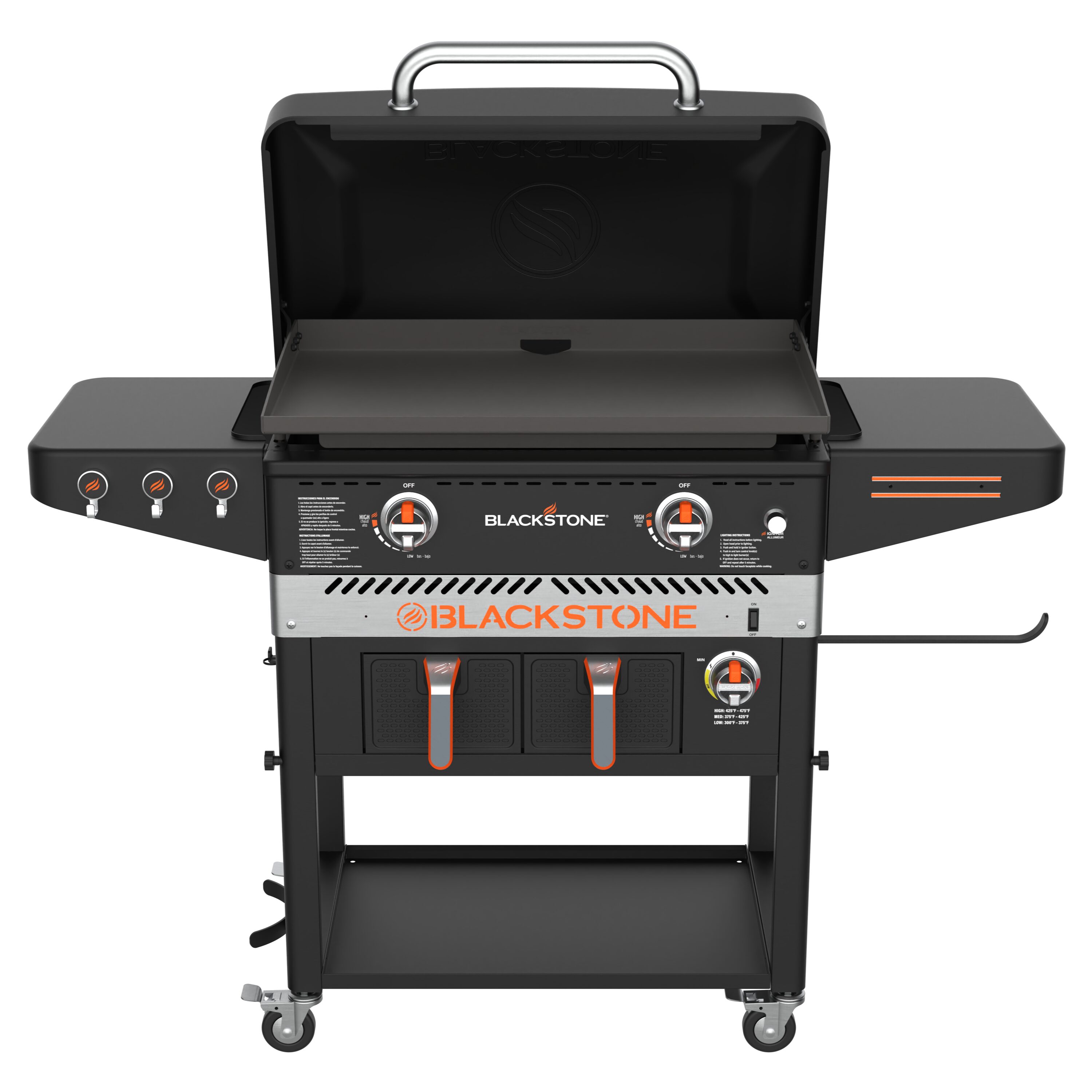 Blackstone 28″ Patio Griddle with Air Fryer 2-Burner Liquid Propane Flat Top Grill 1962 Sansujyuku sansujyuku.com