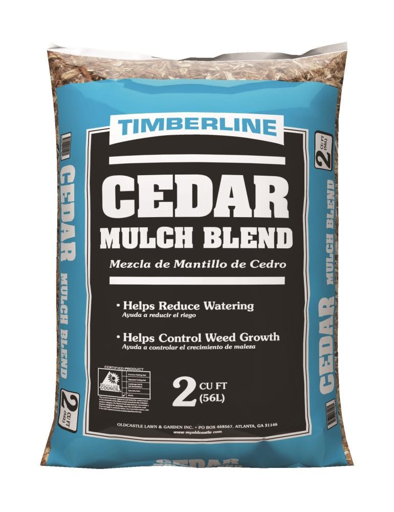 Cedar blend Bagged Mulch at
