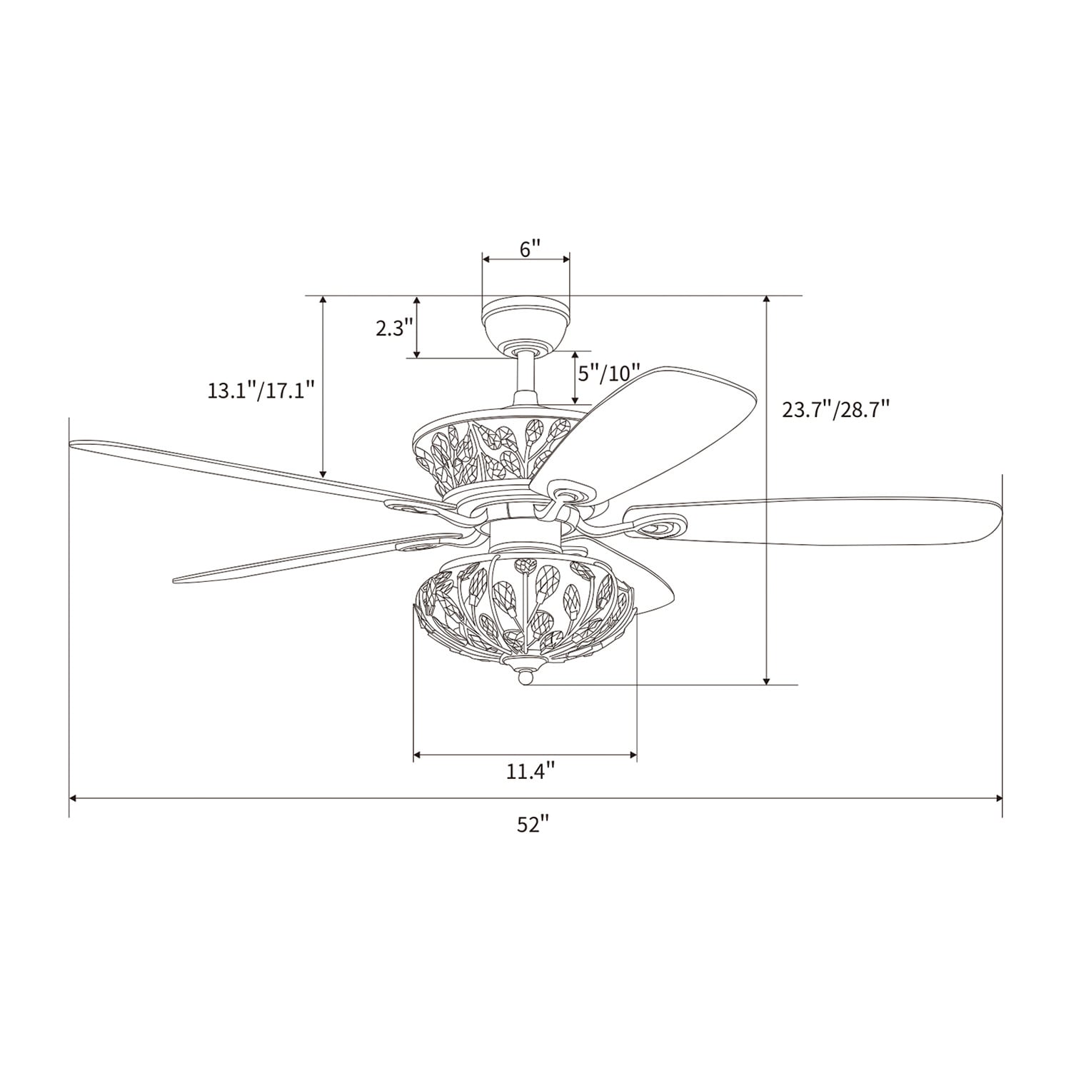 Edvivi FFJ785SV Ceiling-Fans - View #17