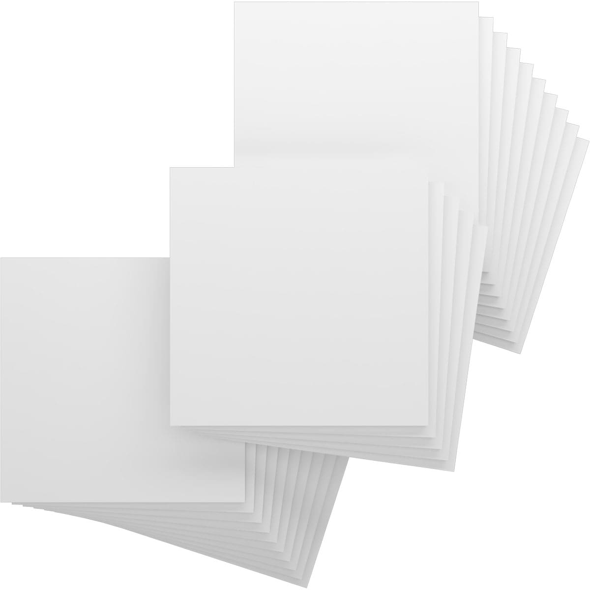 Ekena Millwork HBP24X24X625DUN 23-3/4-in x 23-3/4-in Smooth Paintable/Stainable White PVC Wall Panel ( 25 -Pack, Covers 3.92-sq ft )