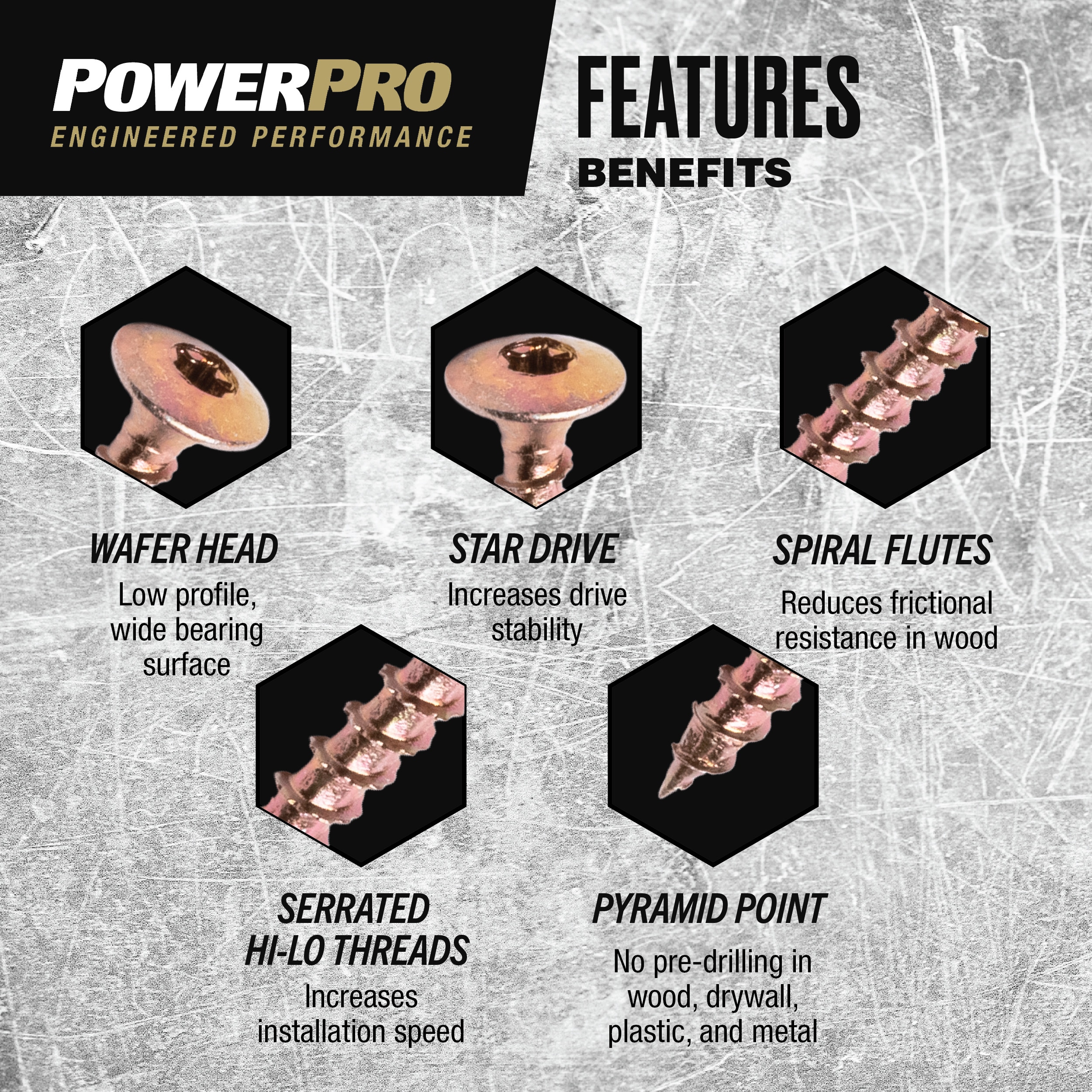Power Pro 116968 Wood-Screws - View #4