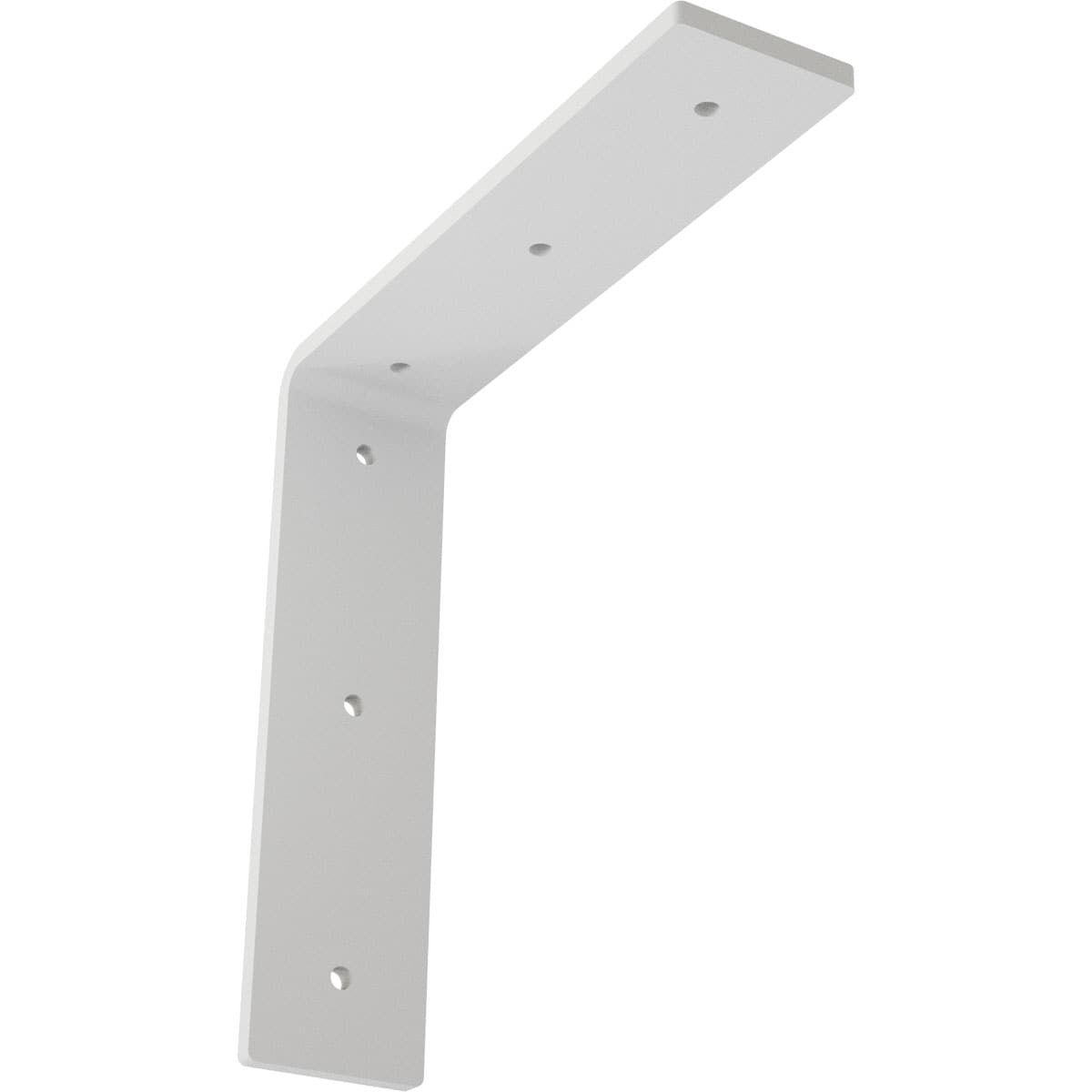 Ekena Millwork BKTM02X08X08HAPWH Hamilton 8-in x 2-in x 8-in Primed Steel Countertop support bracket