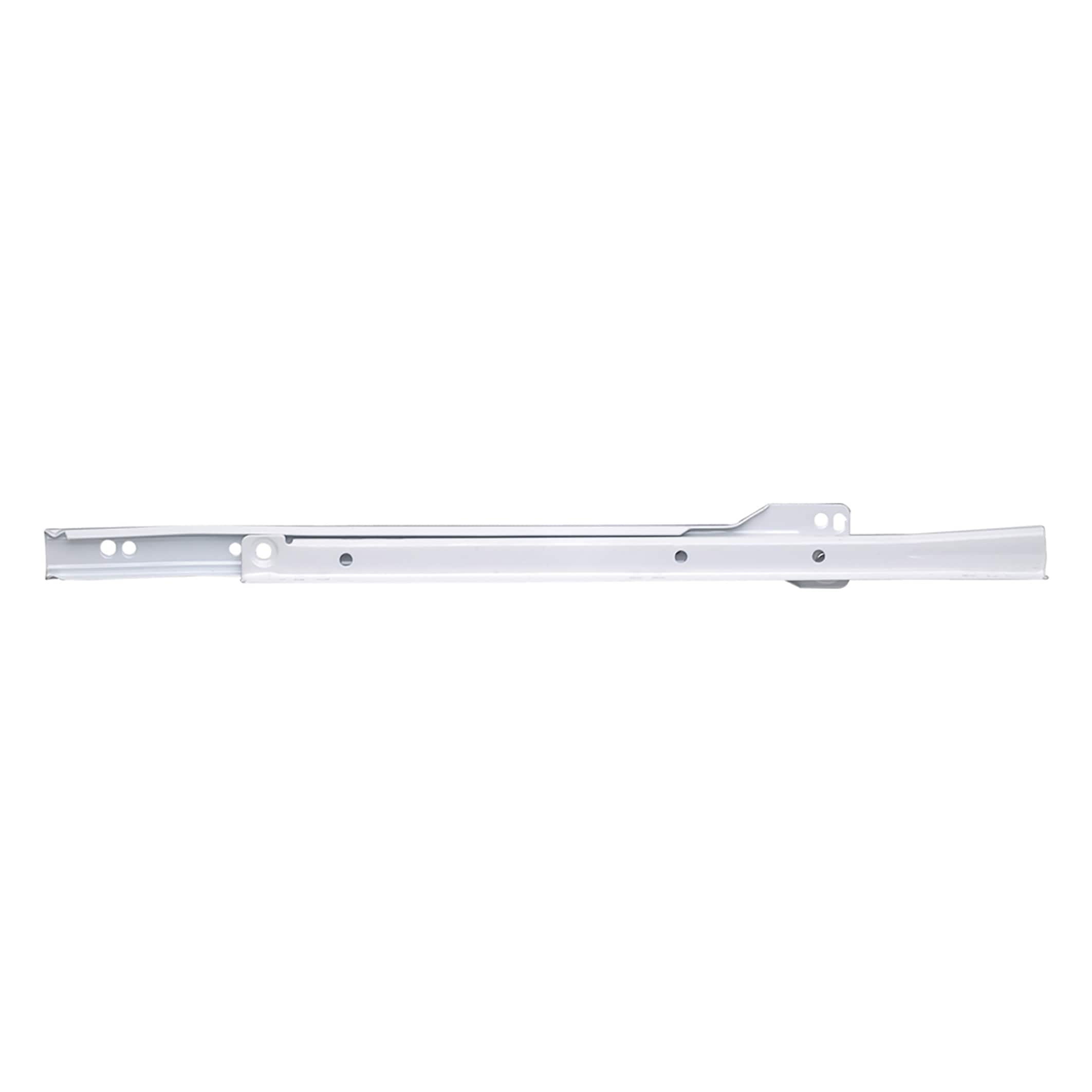 Hickory Hardware 14-in 3/4 extension Soft Close Self-Closing Bottom Mount European 75-lb Load Capacity Heavy Duty White Drawer Slide 5 -Pair 10 -Pieces #P1700/14-W-5B