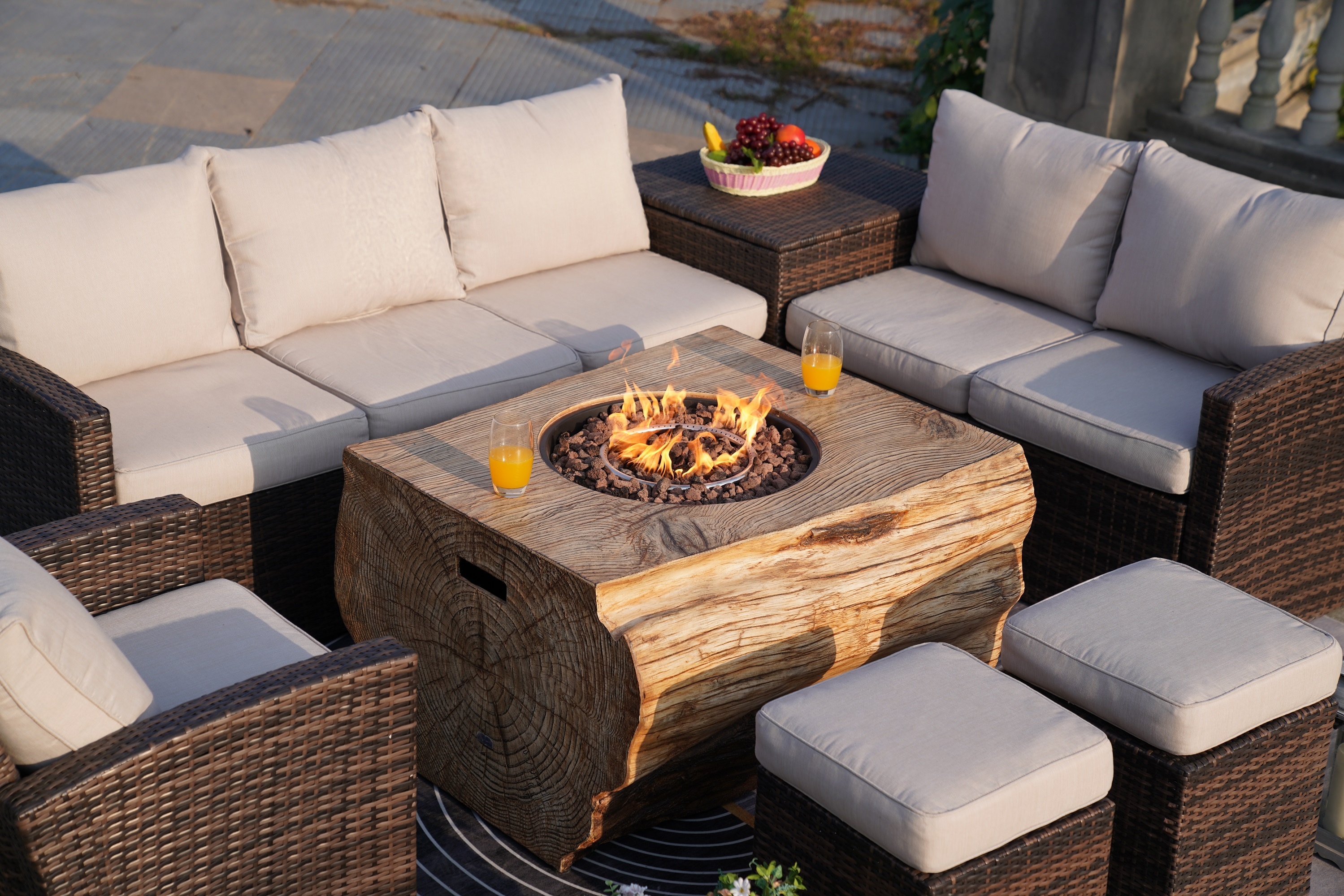Moda Furnishings MAG-1403B-2170-B Patio-Conversation-Sets - View #14