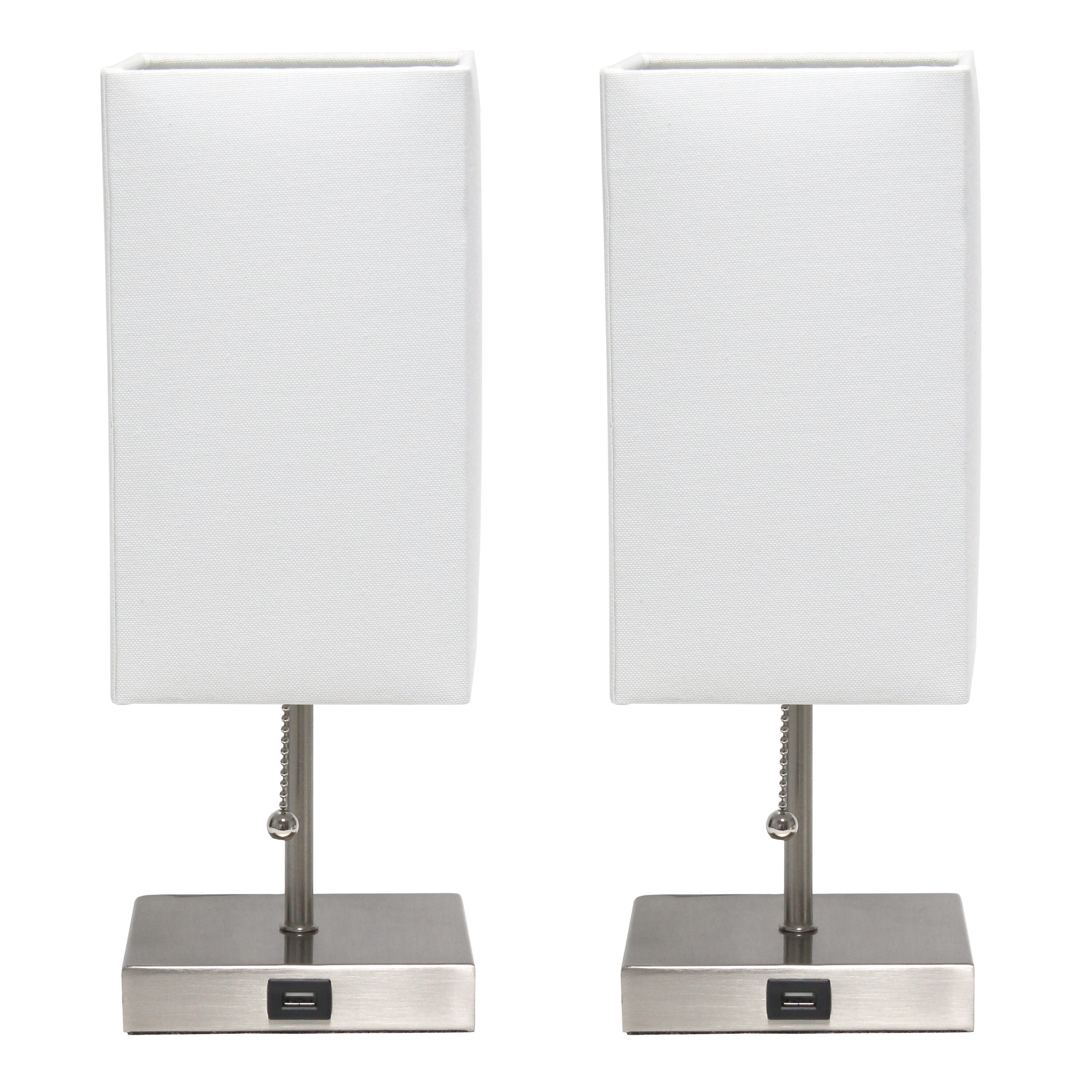 Simple Designs LC2003-WHT-2PK Lamp-Sets - View #7