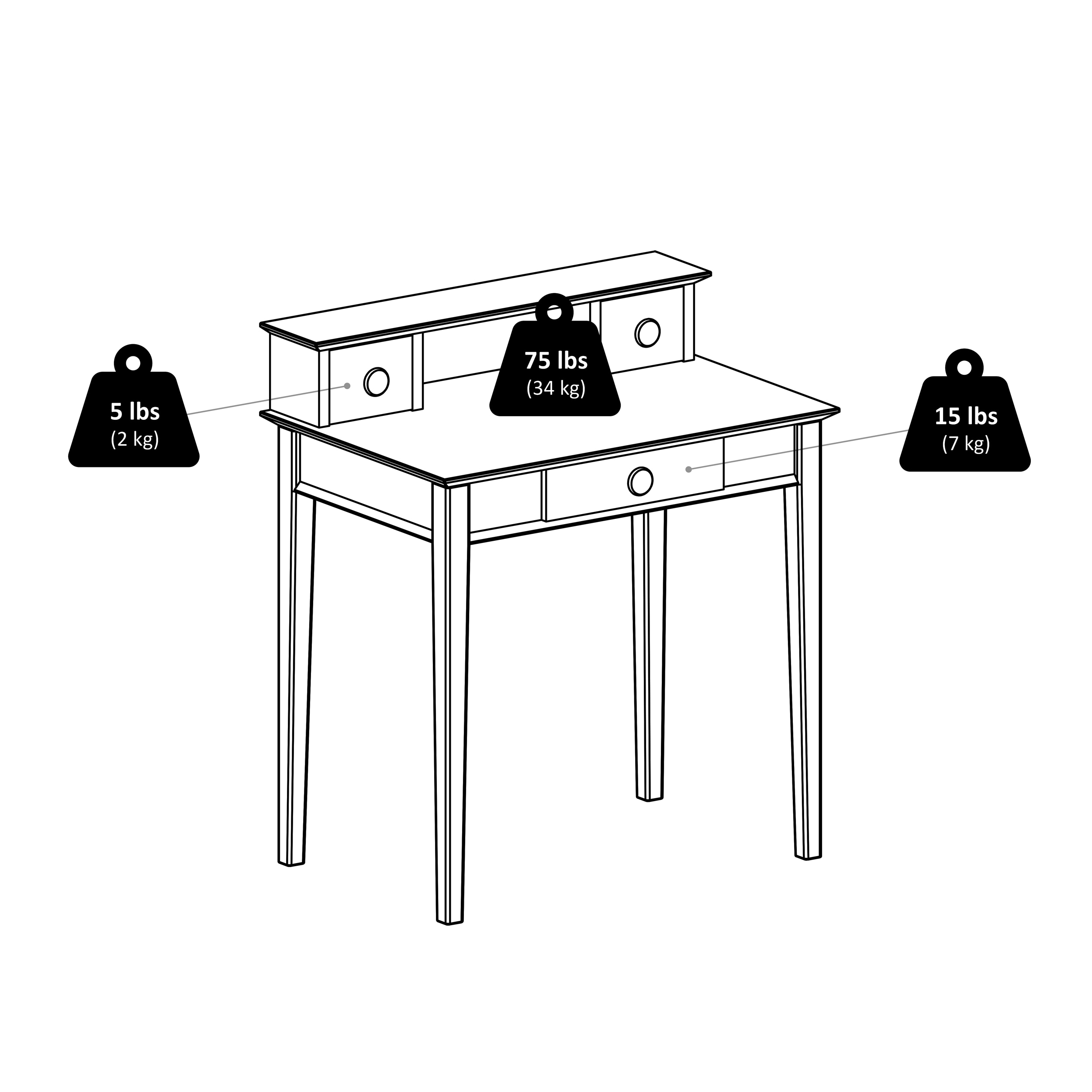 Winsome Wood 99333 desks - View #5