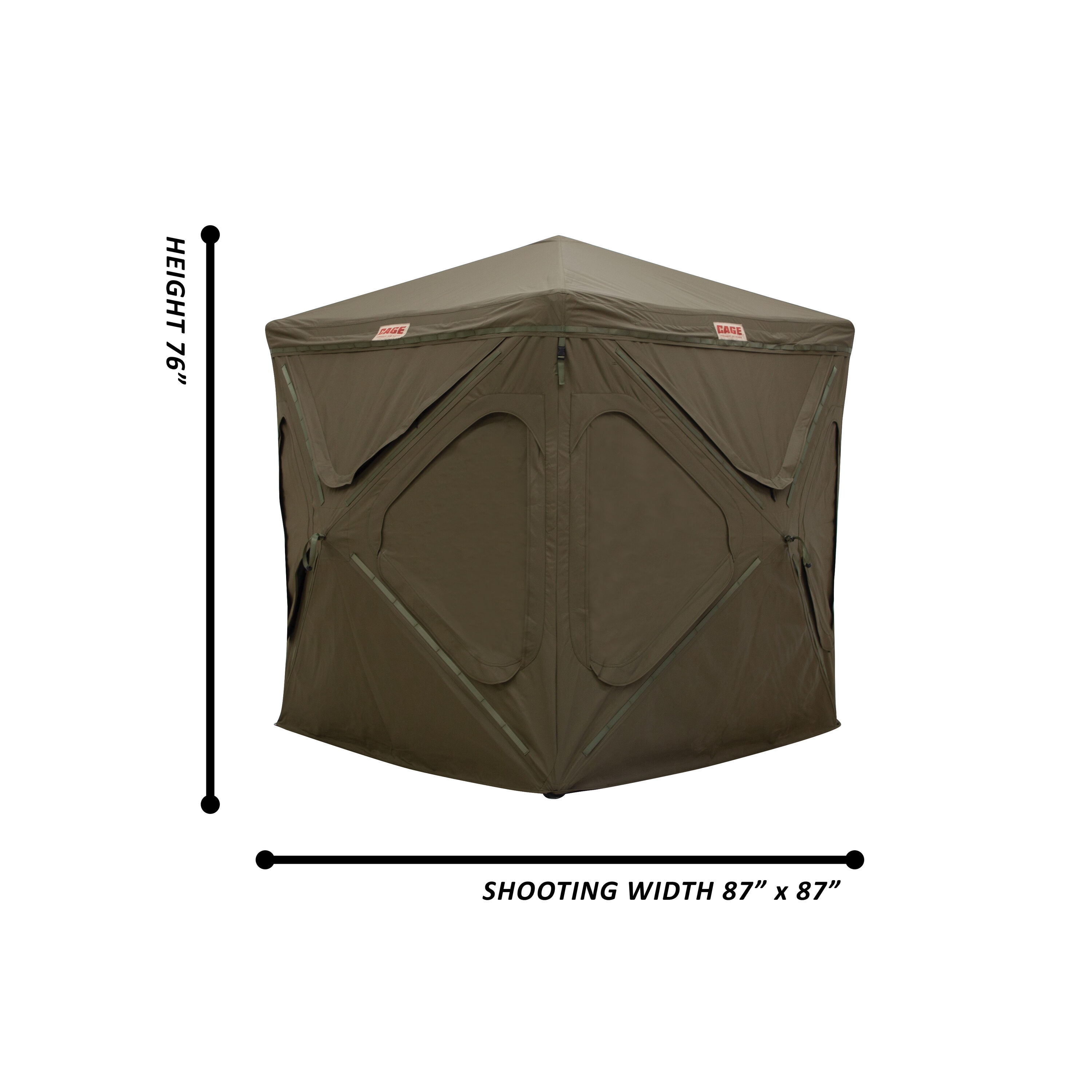 CAGE Permanent Hub Blind CBR30T Hunting-Blinds - View #2