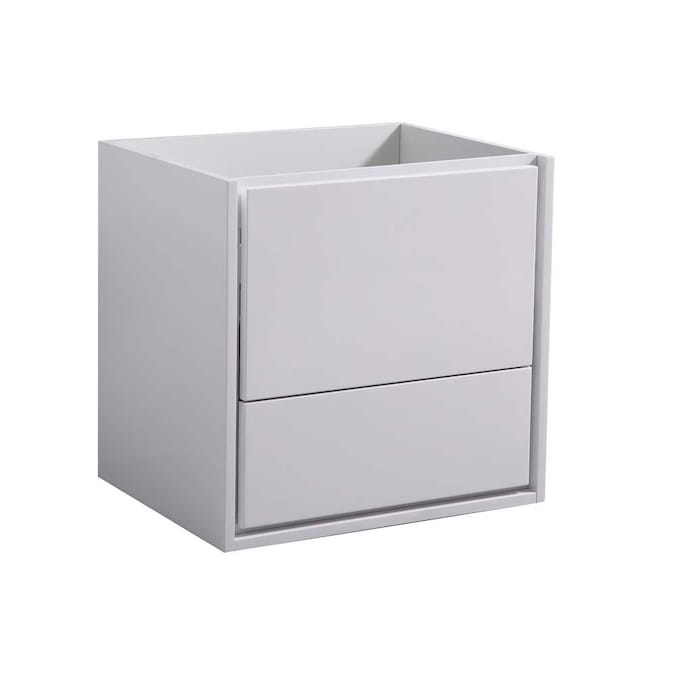 Glossy White Bathroom Vanity Cabinet, Bathroom Vanities Without Tops Ikea