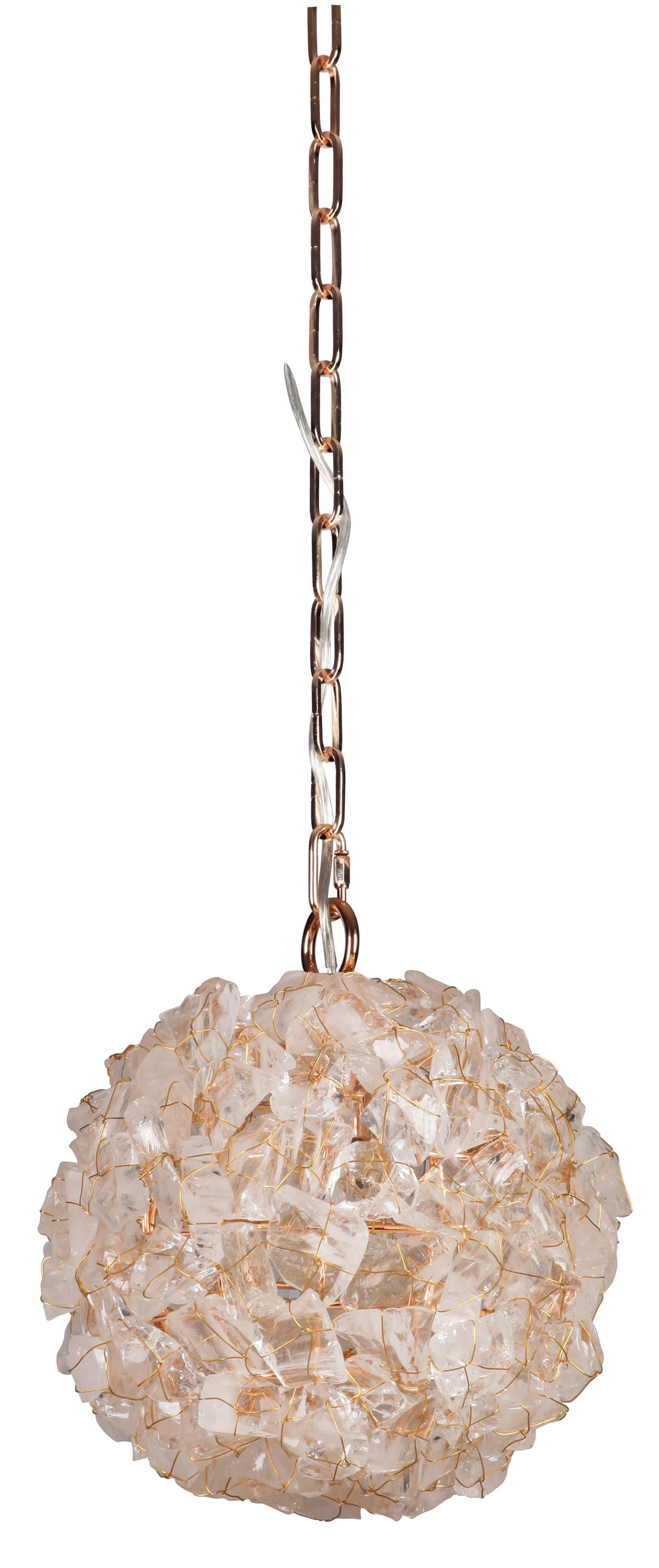 Craftmade 48490-GLD Roxx Gilded Transitional Globe Medium Hanging Pendant light