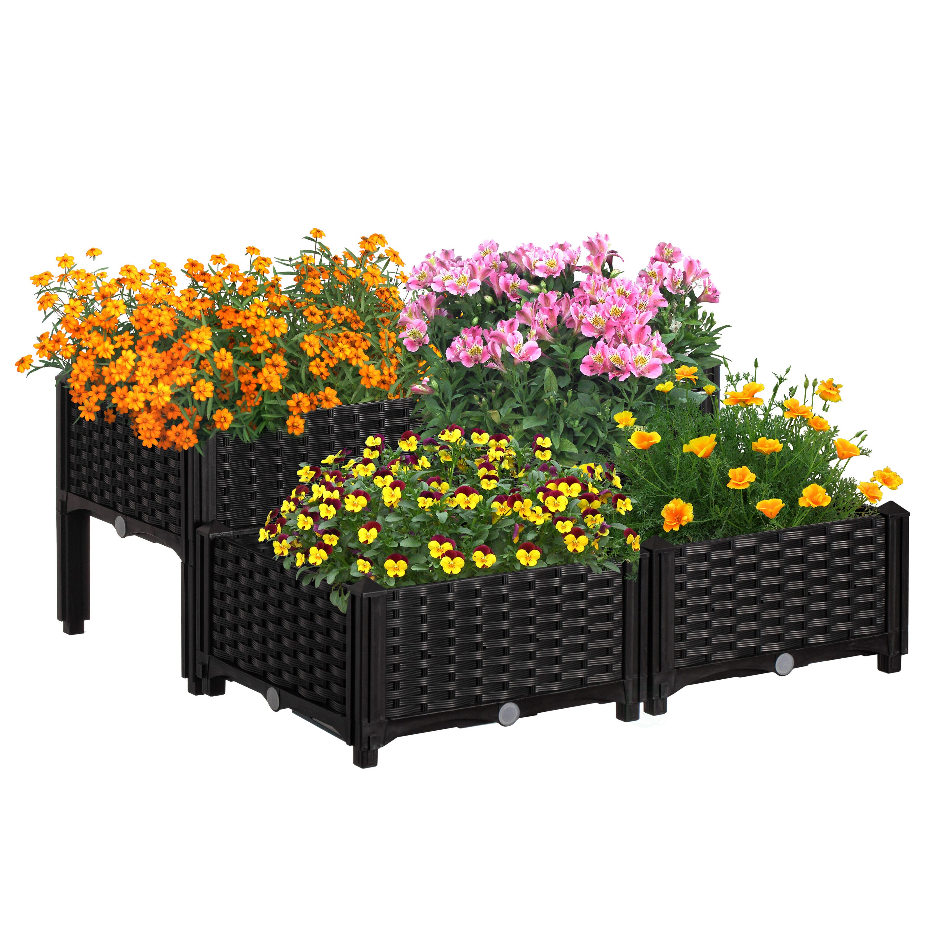 Gardenised QI003892.NL Planter-Window-Box - View #4