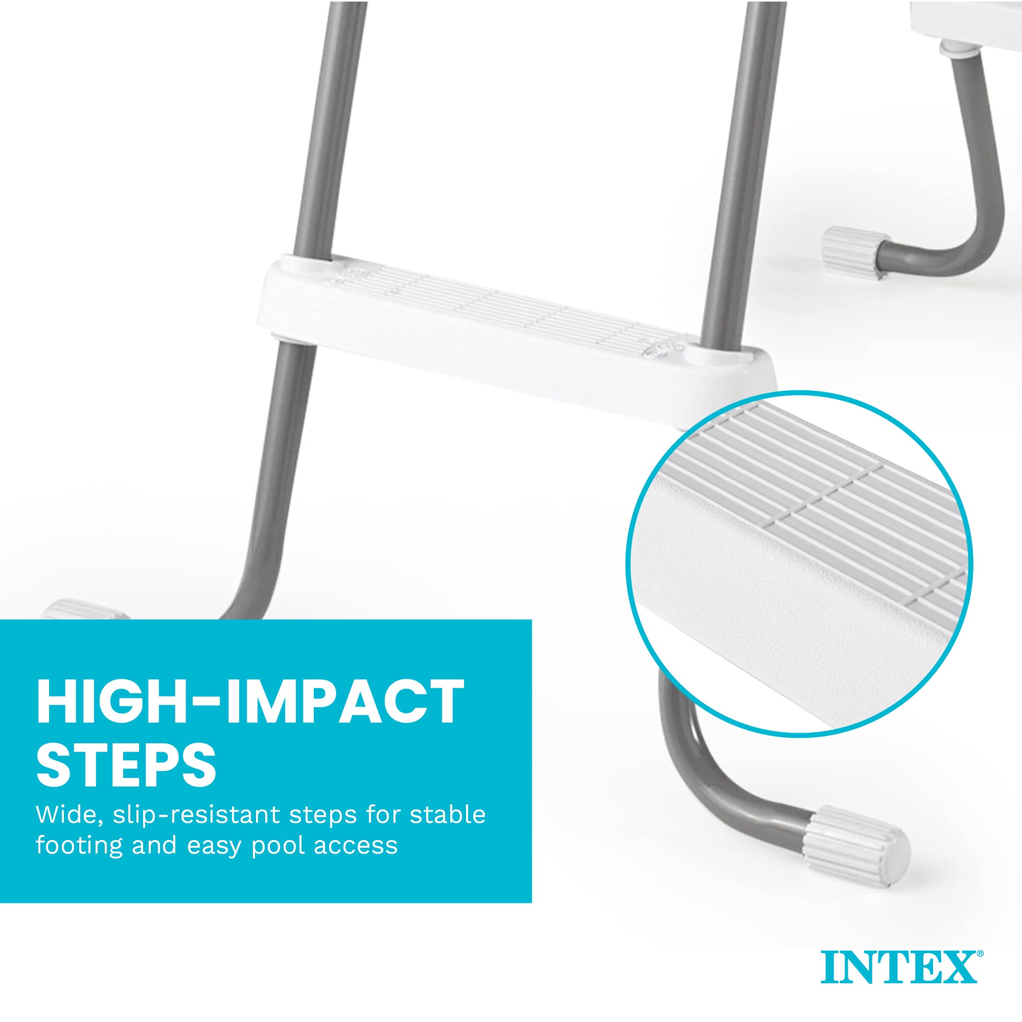 Intex 84785 Above-Ground-Pool-Lad-Steps - View #2