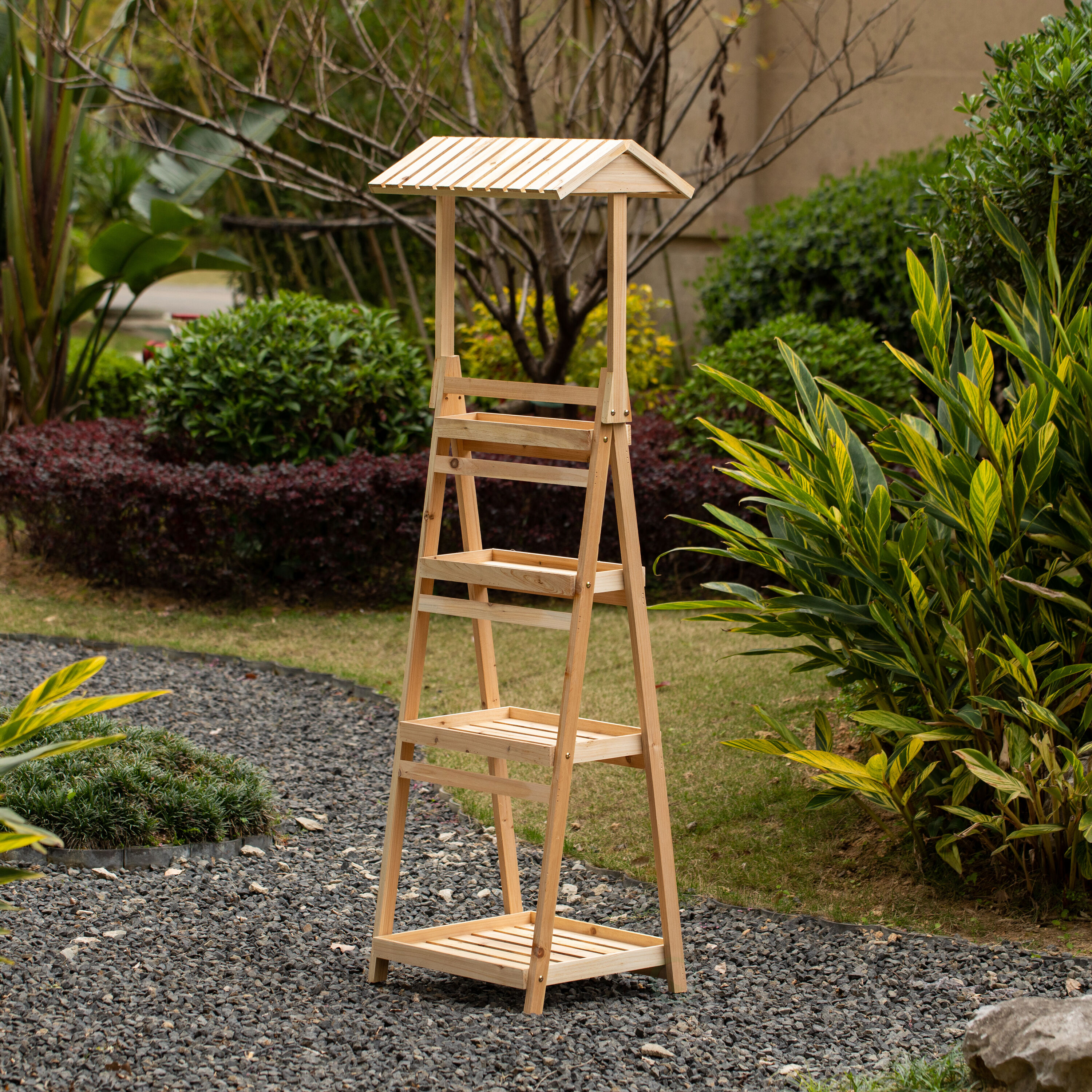 Vintiquewise QI004599 Plant-Stand - View #3