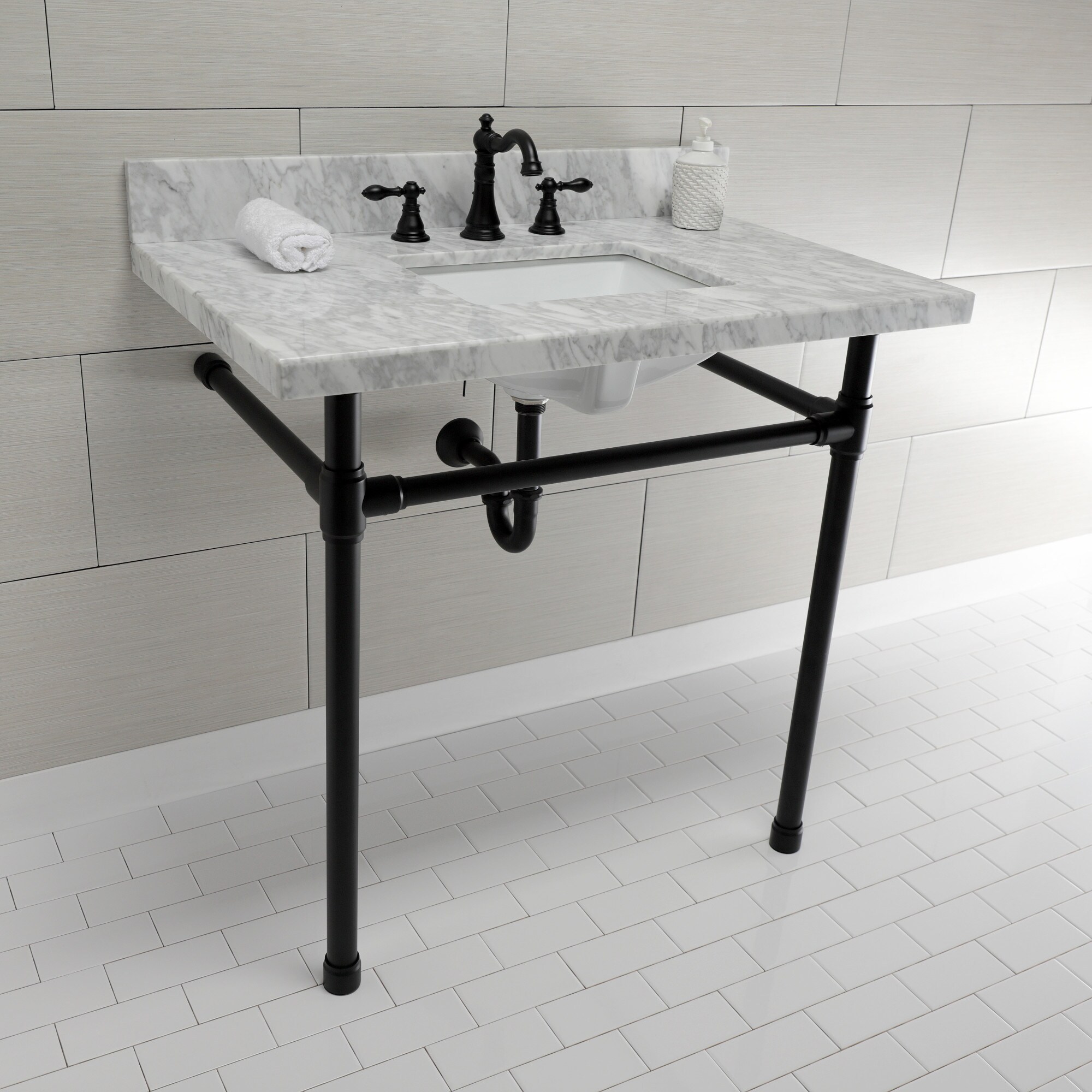 Kingston Brass WLKVPB36M8SQ0ST Bath-Sink - View #7