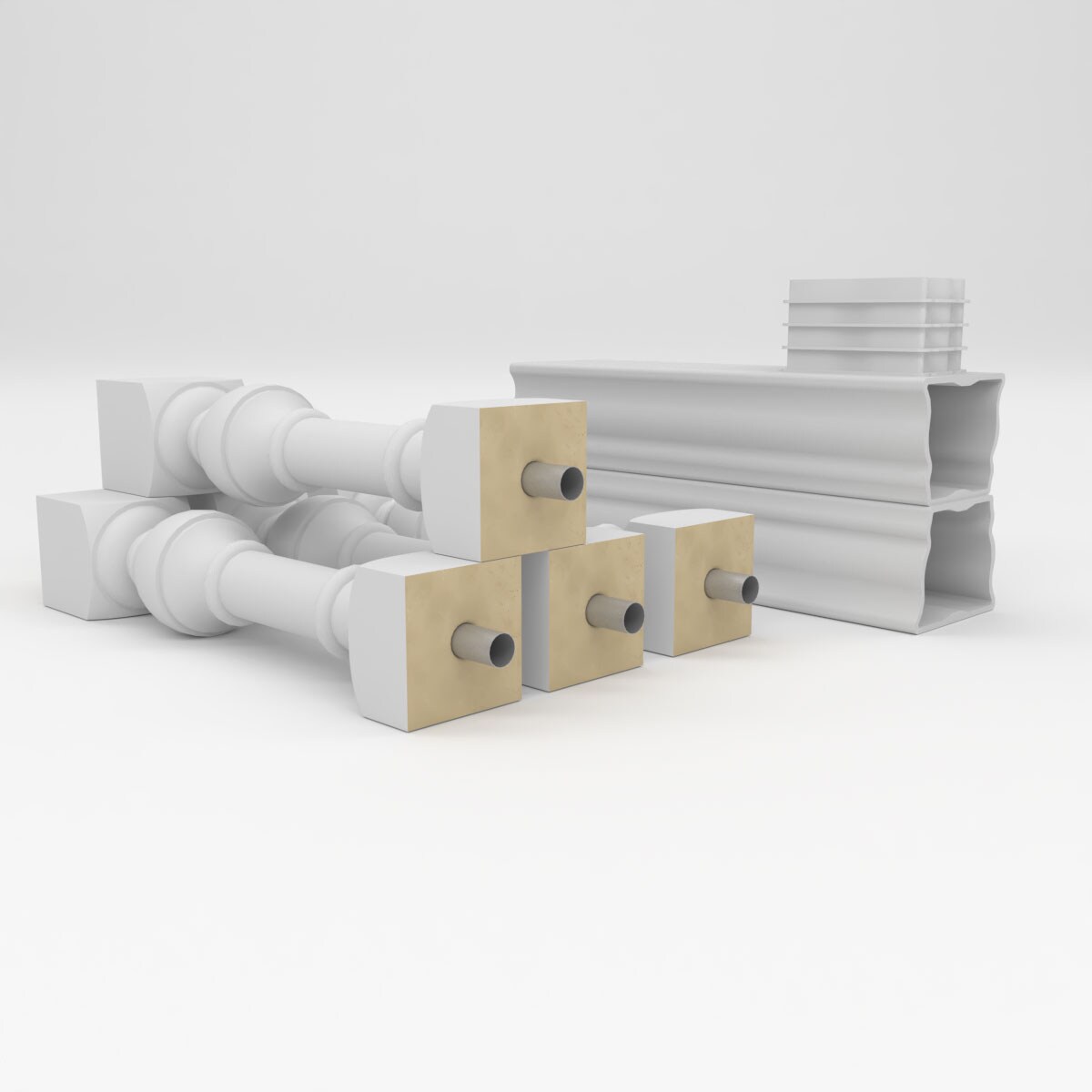 Ekena Millwork BALK40X024YOD railings - View #6