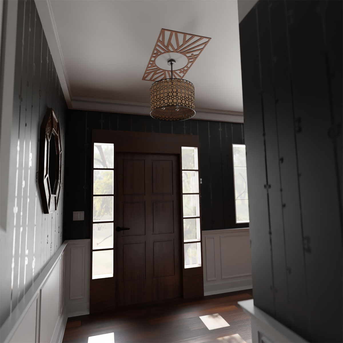 Ekena Millwork CMWP32X16X0375HOMF Ceiling-Medallions - View #5