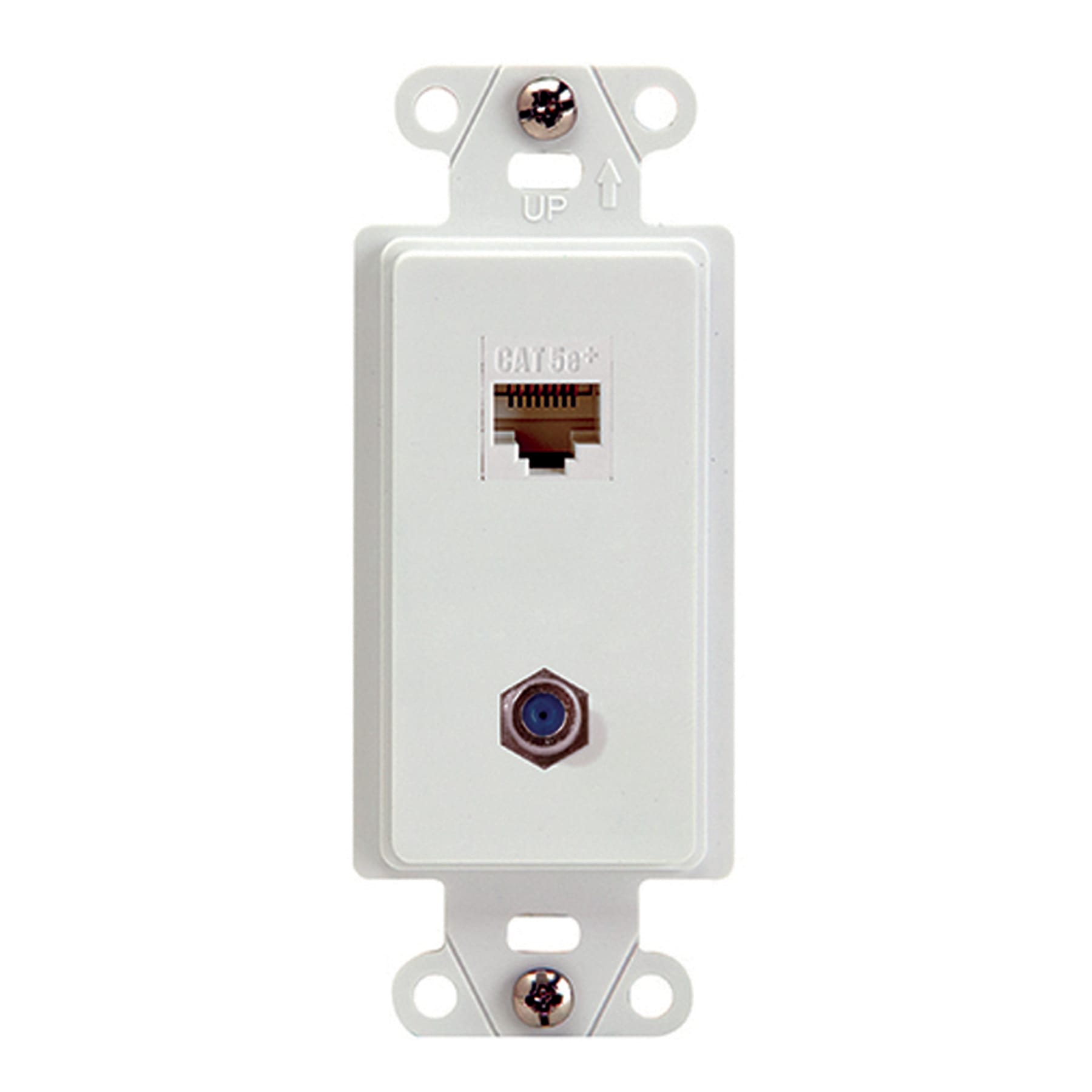 Legrand WP3215-WH-V1 Plastic CAT5e Ethernet Wall Jack