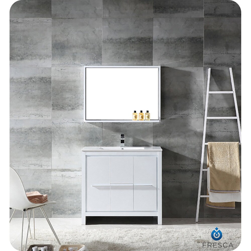 Fresca FMR8130WH Framed-Bath-Mirrors - View #5