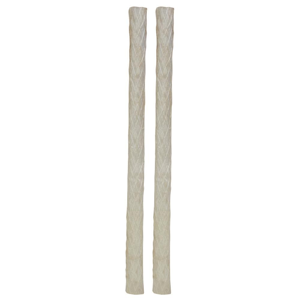 2 Pack Fiberglass Torch Wicks 9 Inch Replacement for Tiki Brand Torches White 
