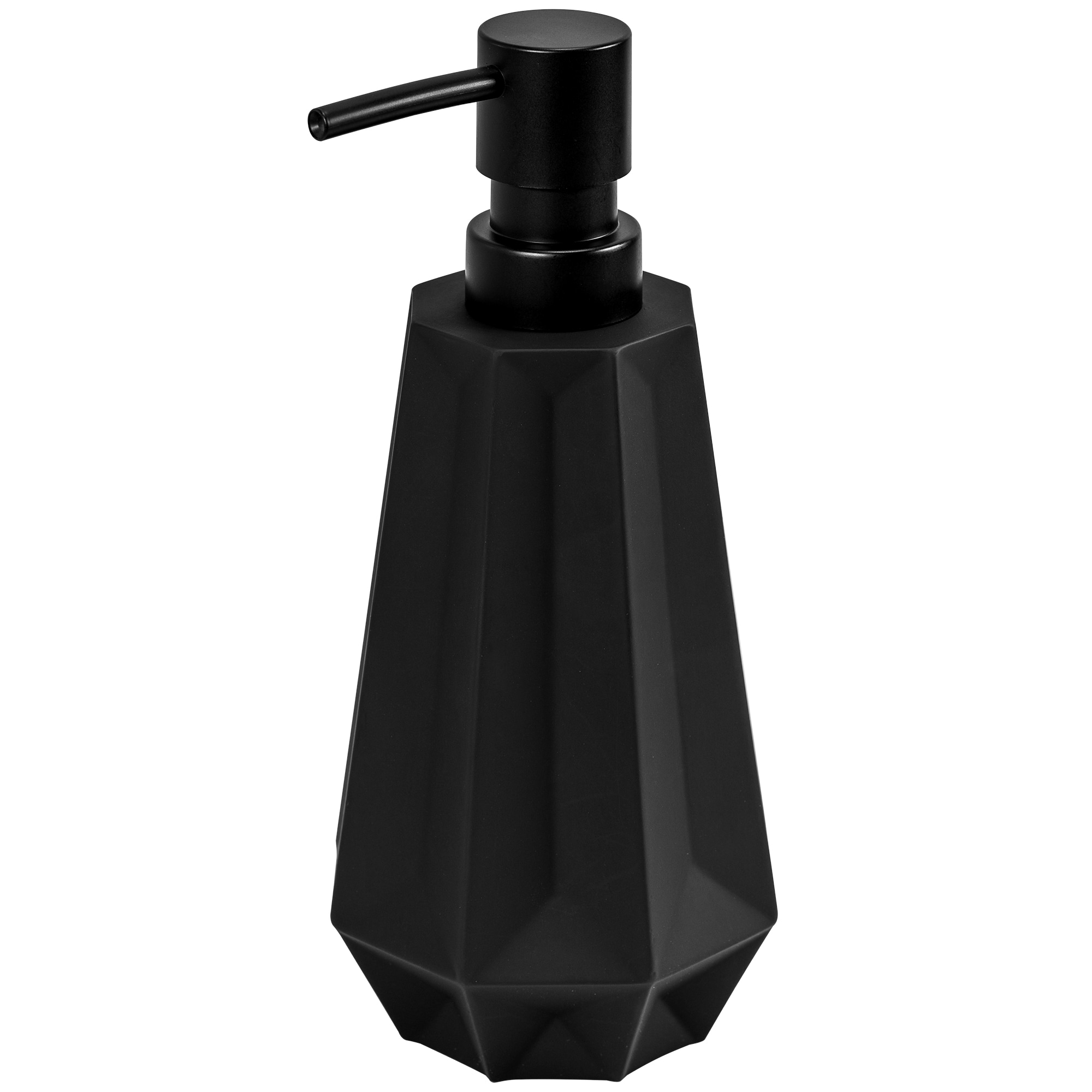 ACENTO BA4251SBK Soft Touch Black Resin Bath accessory set