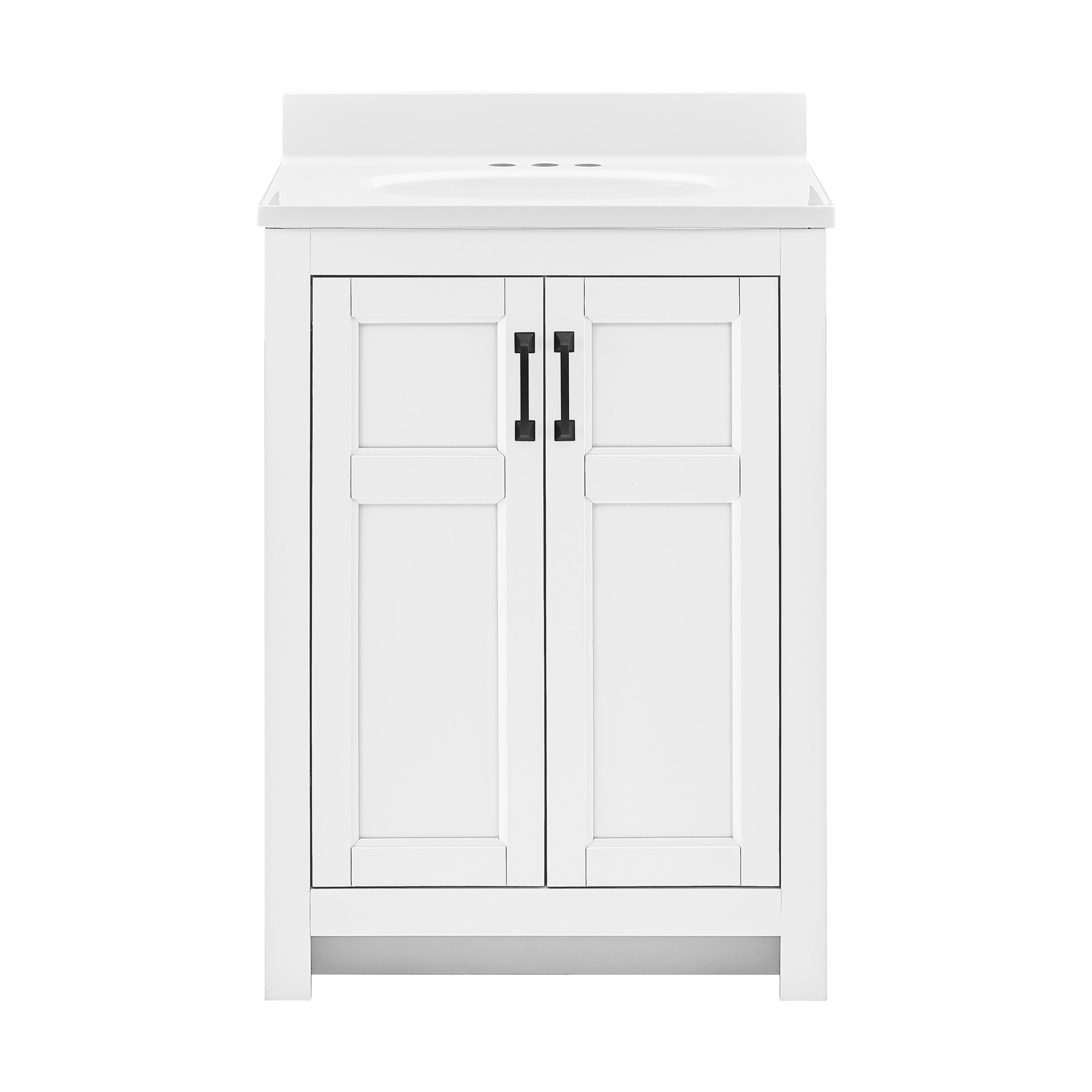 Acrylic 24 In Bathroom Vanities With Tops At Lowes Com   64299501 