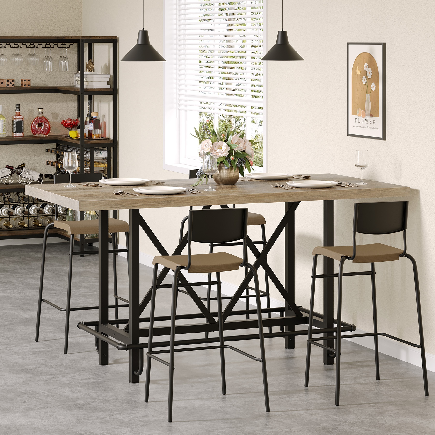 Fnova LWTJ-JW0954 Dining-Tables - View #6