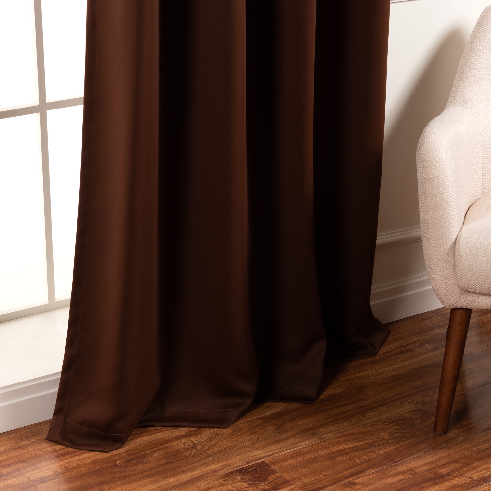 Best Home Fashion GROM-120-CHOCOLATE curtains - View #6
