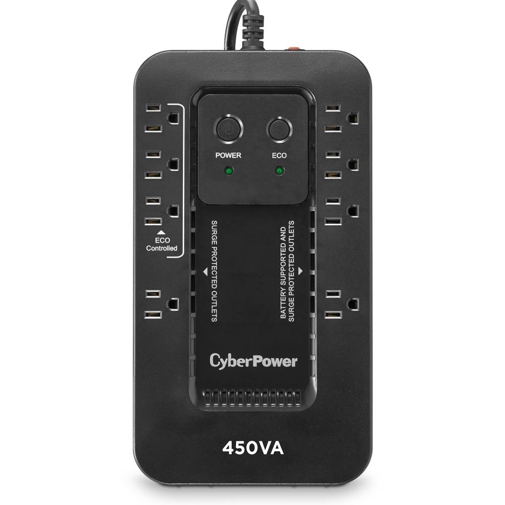 CyberPower SYBA156944 Cyber Power Systems EC450G 450VA-260W Smart App Sinewave UPS