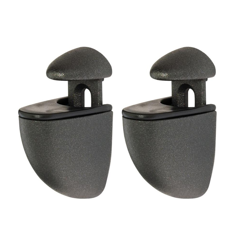 DOLLE 17754 1-in L x 3-in W x 1.6-in D Shelf Bracket (2-Pack)