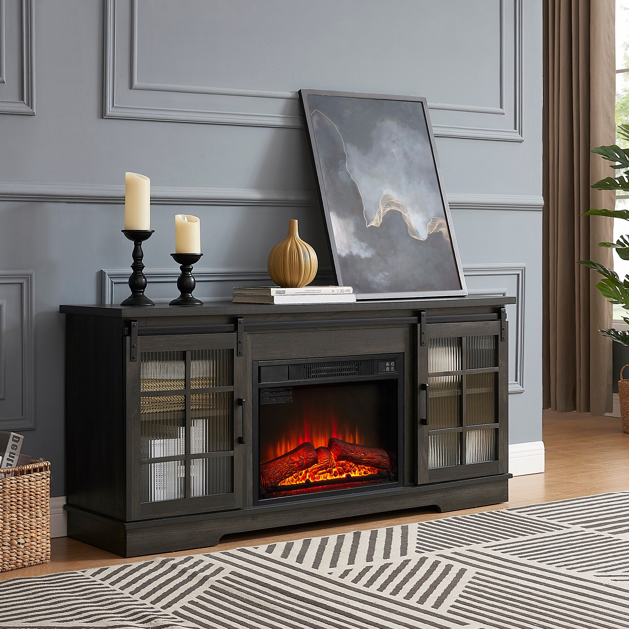 SINOFURN SYC160011BG Electric-Fireplaces - View #3