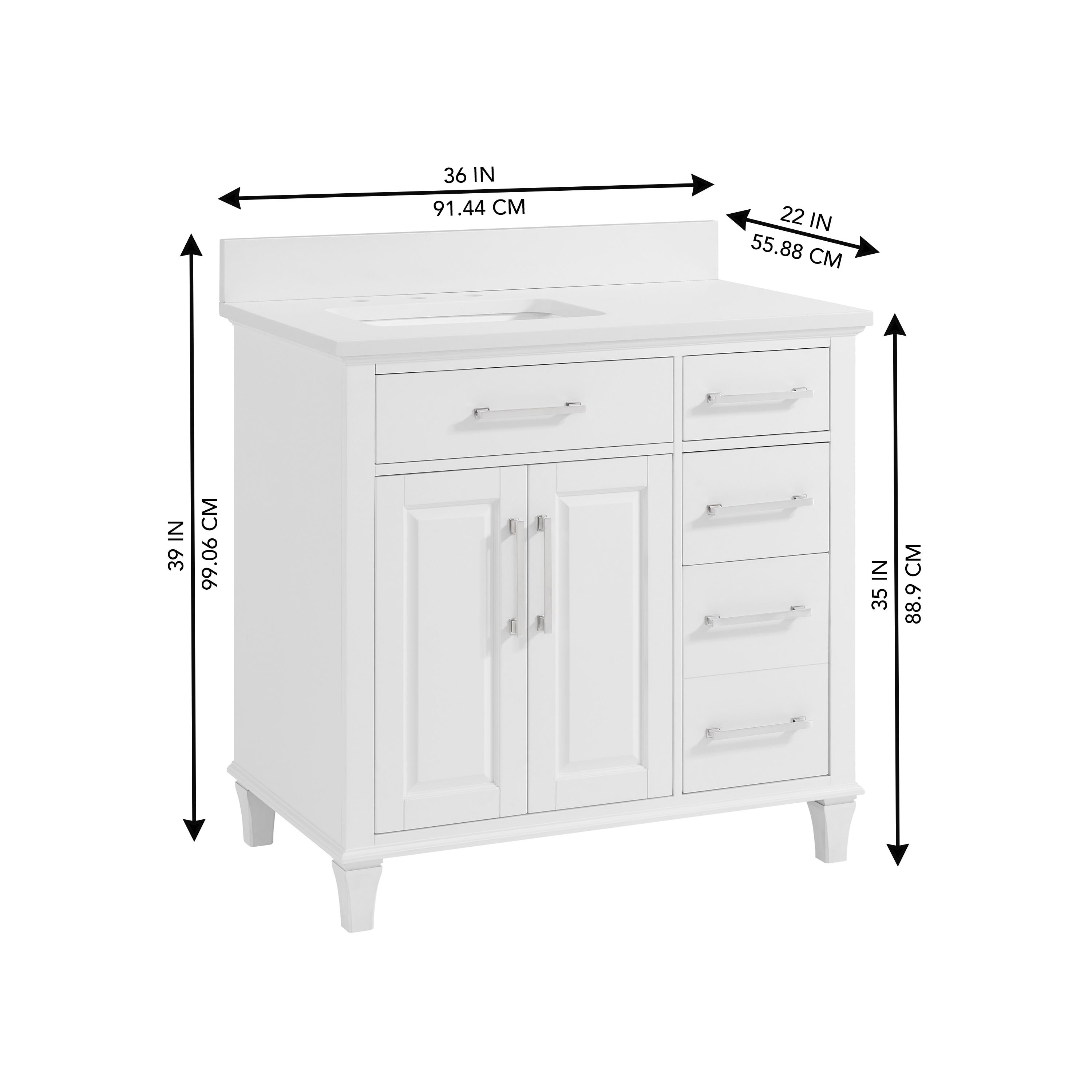 allen + roth 1789VA-36-201-925-UM Bath-Vanity-Combo - View #13