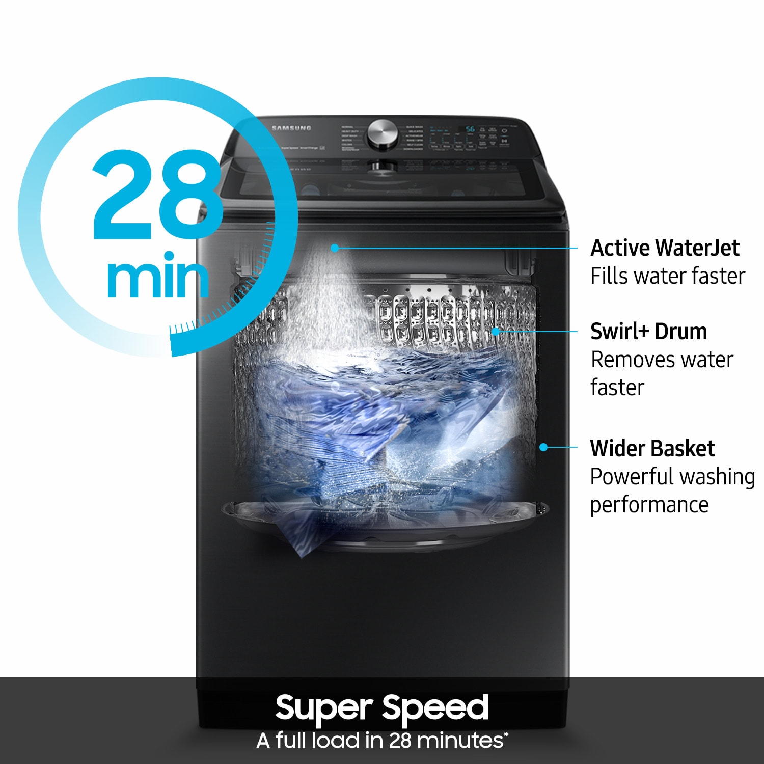 Samsung WA51A5505AV/US Tl-Wash - View #12