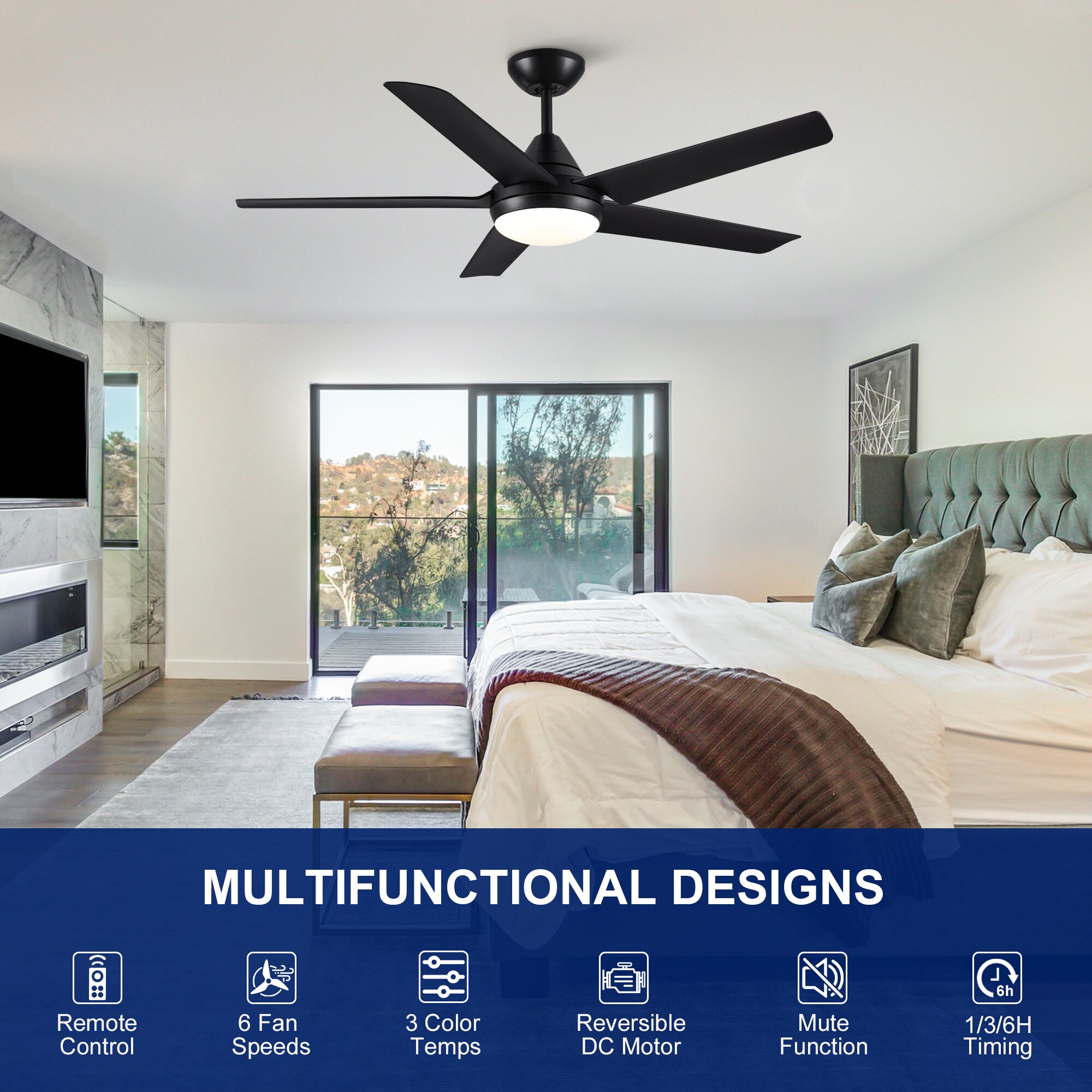 YUHAO LSAC1085BK482 Ceiling-Fans - View #3