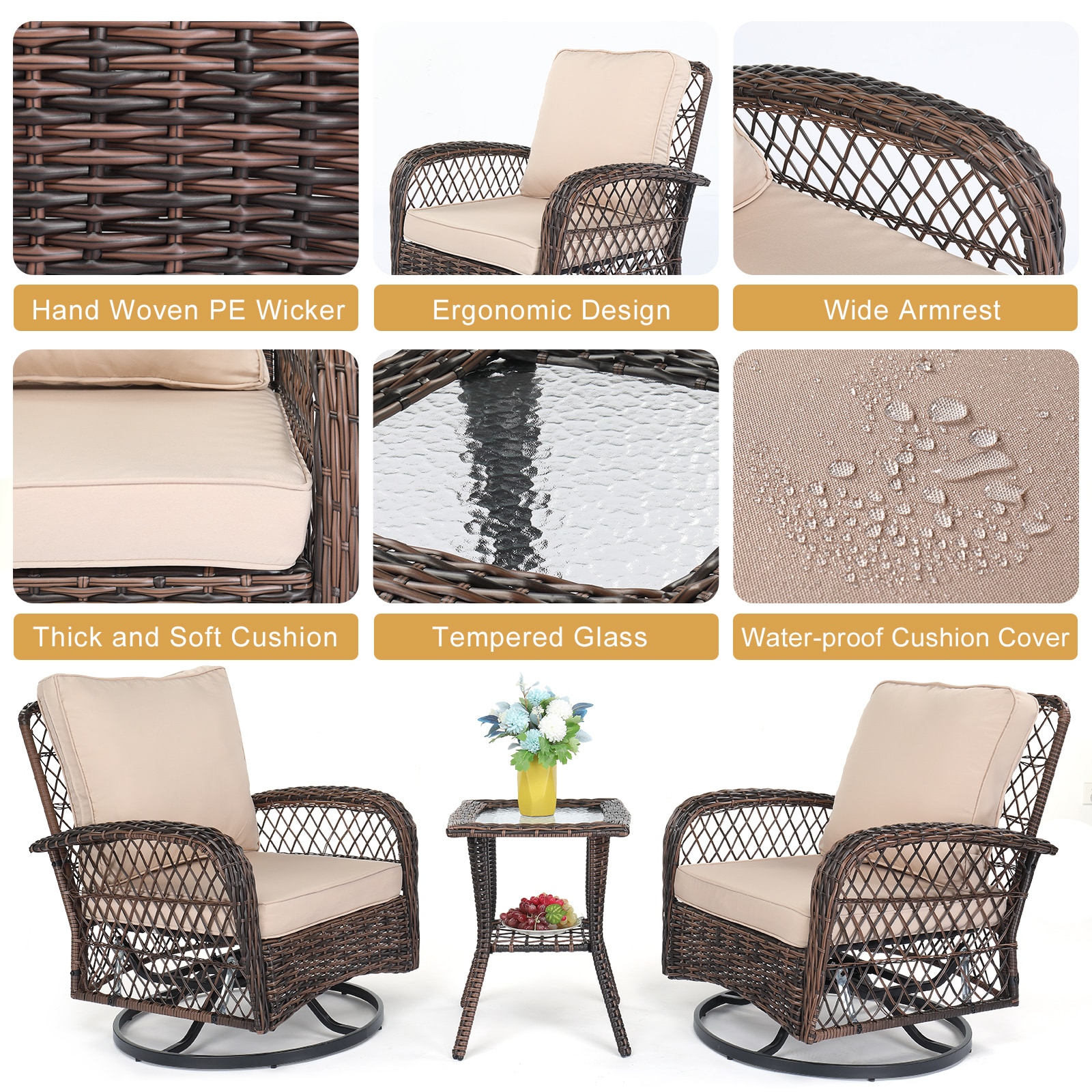 Winado LO1G56000700 Patio-Conversation-Sets - View #5