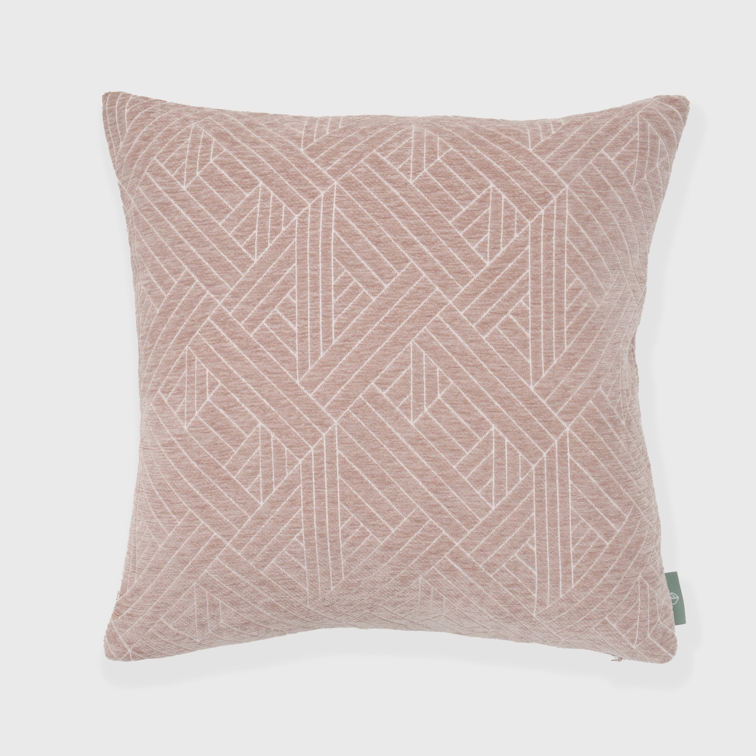 FRESHMINT EG7134970 Anke 18-in x 18-in Smoke Peach Square Indoor Decorative Pillow