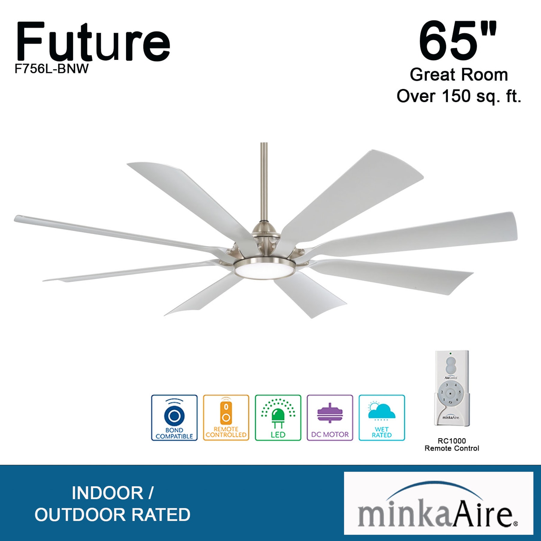 Minka Aire F756L-BNW Ceiling-Fans - View #5