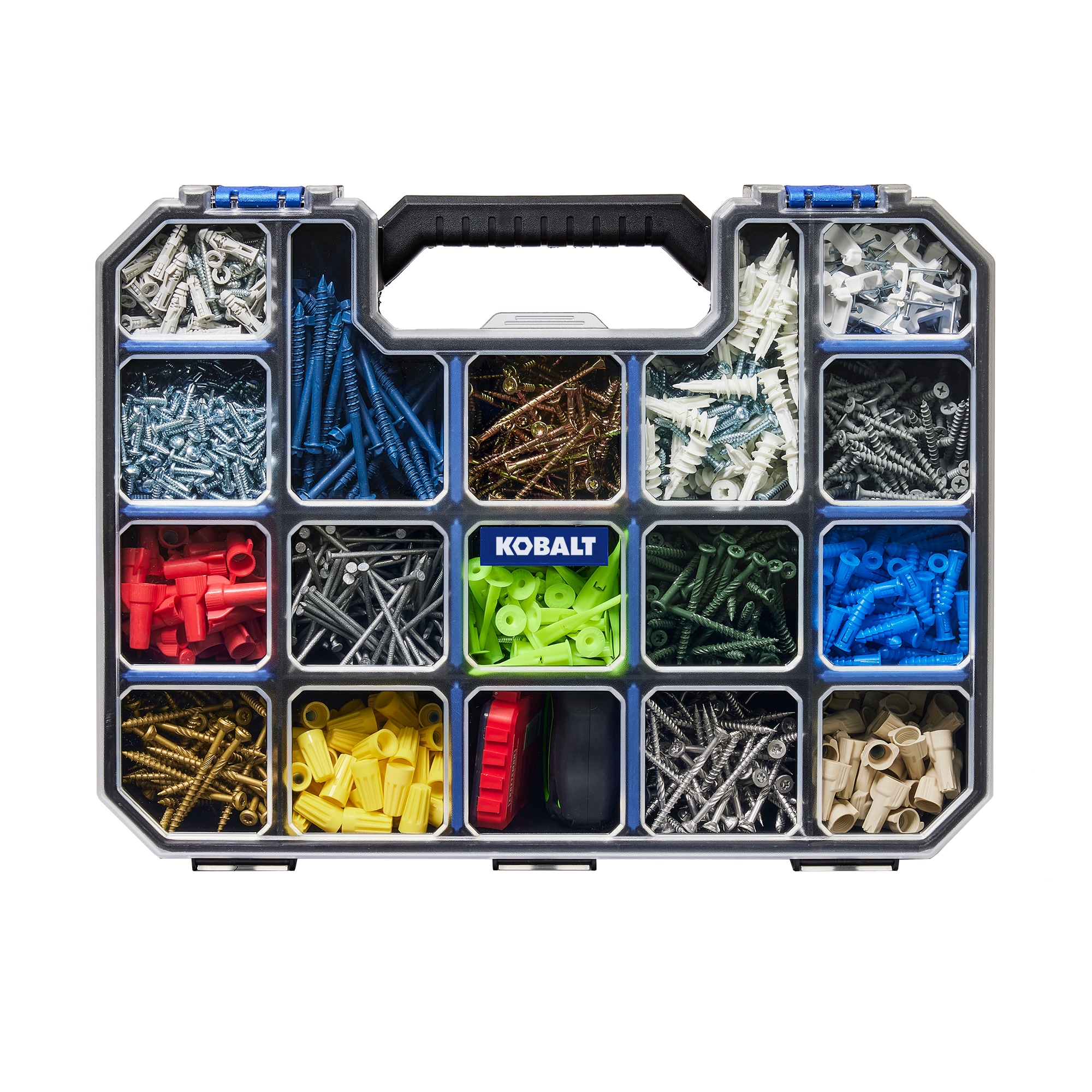 Kobalt Plastic 17-Compartment Plastic Small Parts Organizer in the Small  Parts Organizers department at